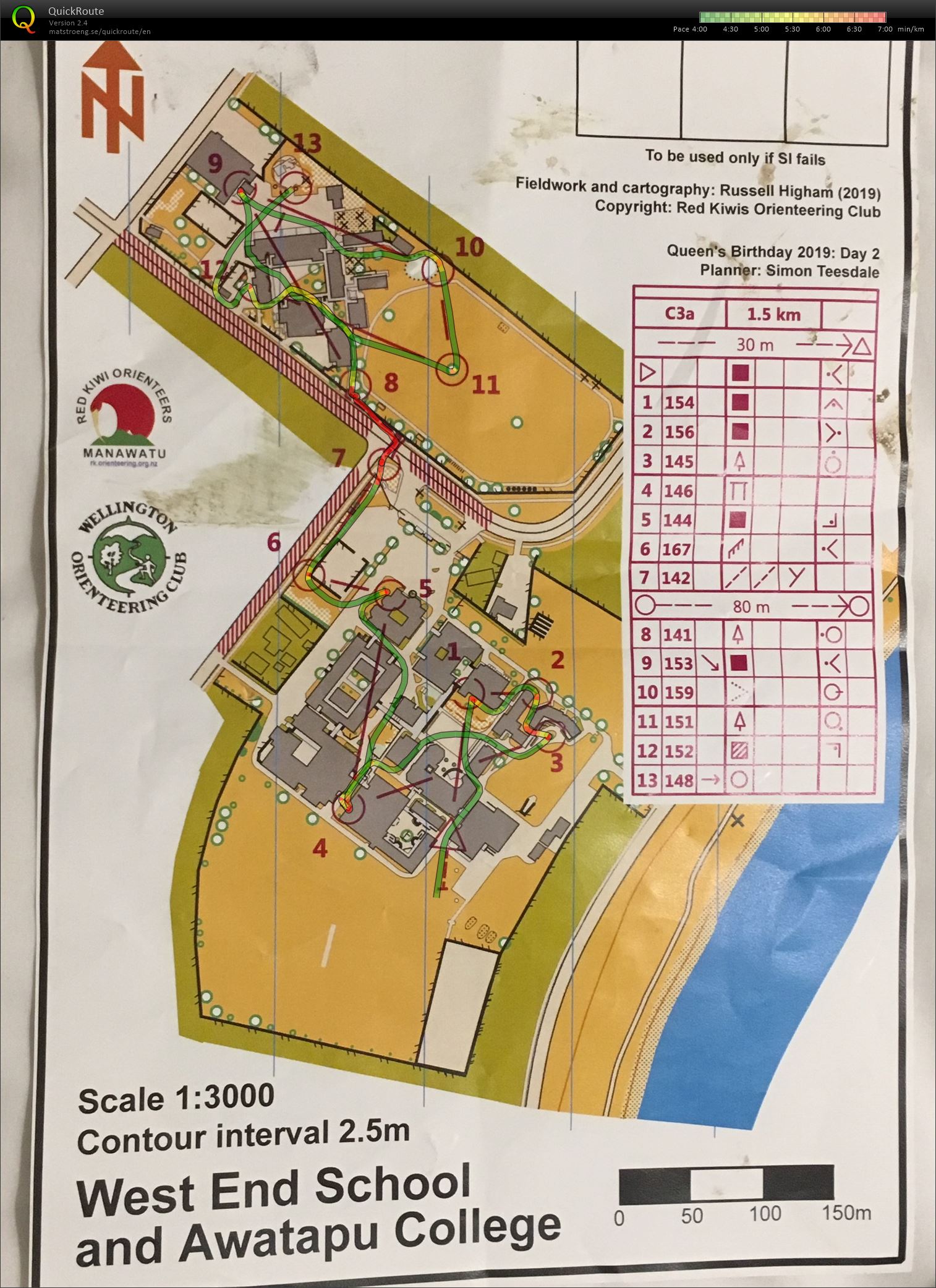 NZ Queen's Birthday Day 2 am map 1 (02.06.2019)