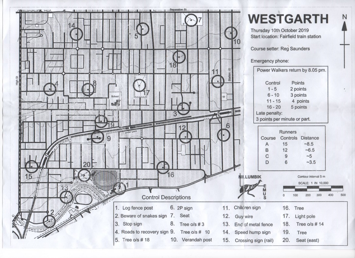 2019/20 Thursday Summer Series Event 1 (10/10/2019)