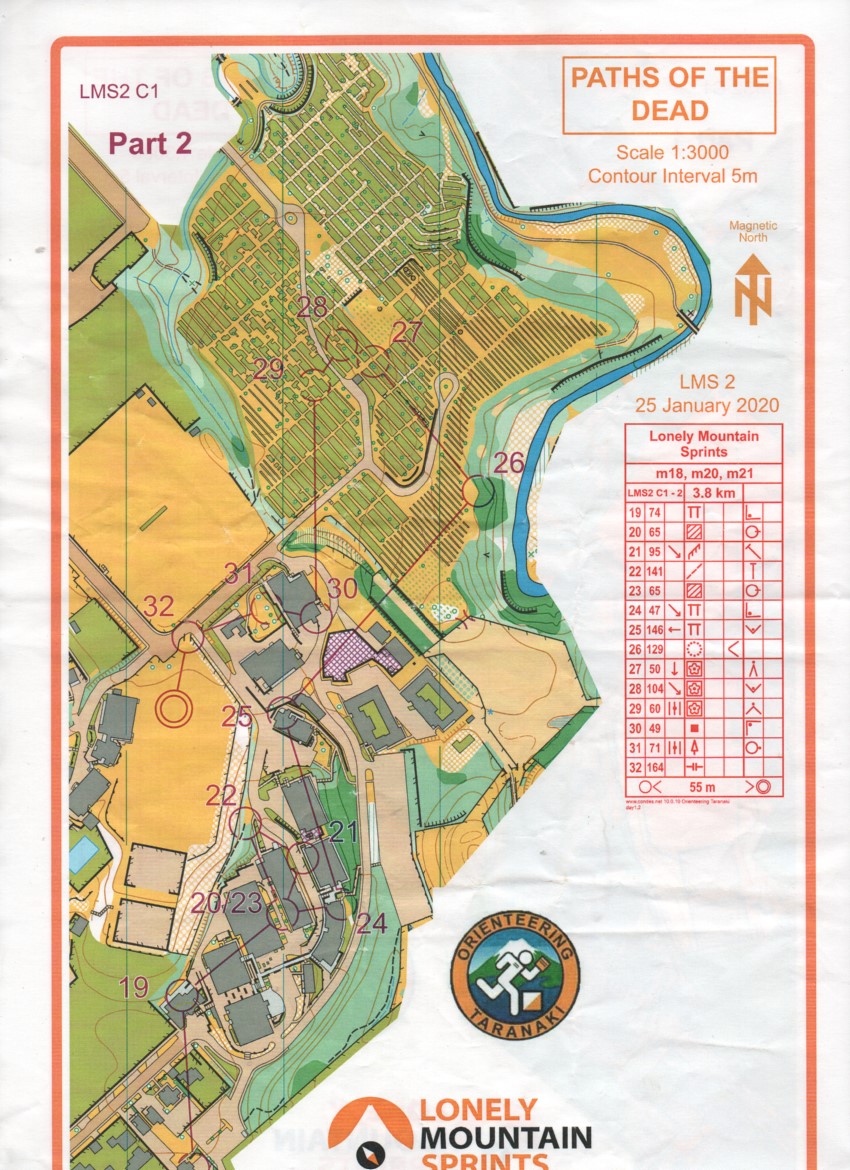 2020 Lonely Mountain Sprint 2 map 2 of 2 (2020-01-25)