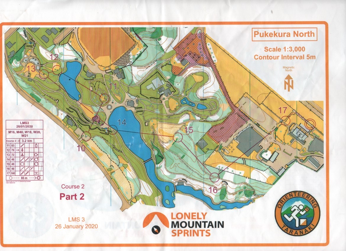 2020 Lonely Mountain Sprint 3 map 2 of 2 (26.01.2020)