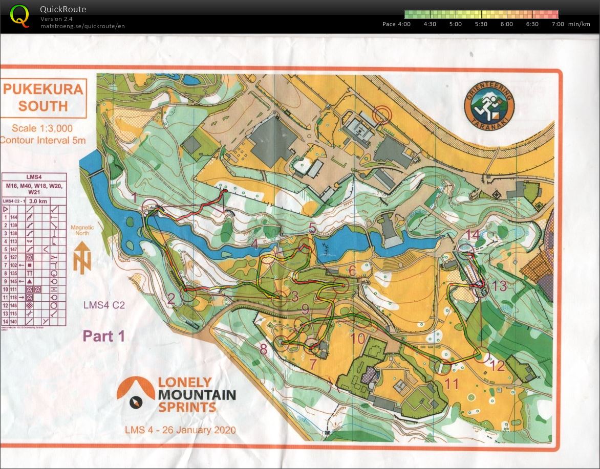 2020 Lonely Mountain Sprint 4 map 1 of 2 (26-01-2020)