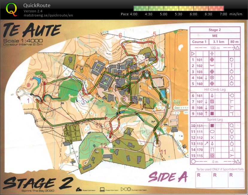 2020 Sprint the Bay Stage 2 map 1 (31/01/2020)