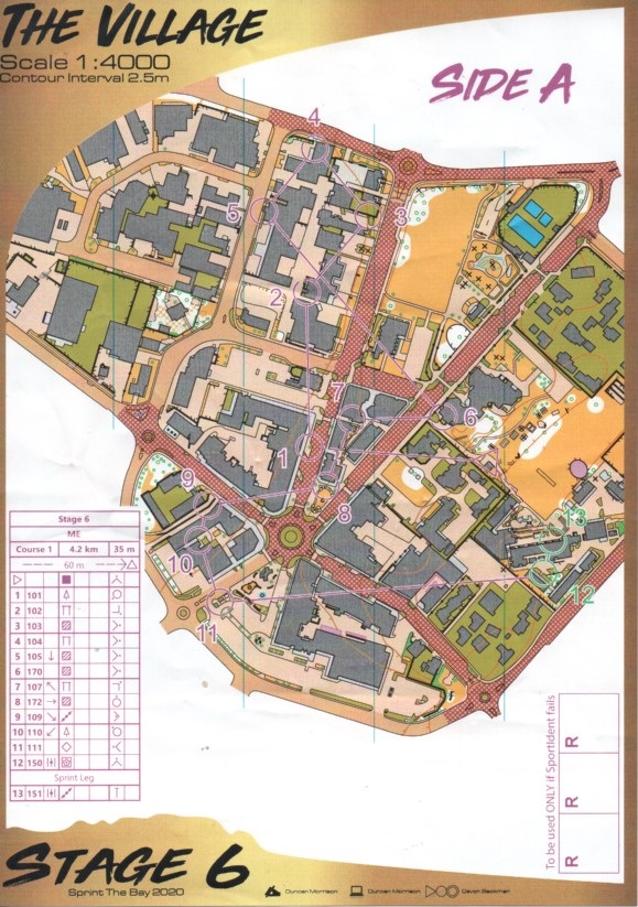 2020 Sprint the Bay Stage 6 map 1 (02.02.2020)