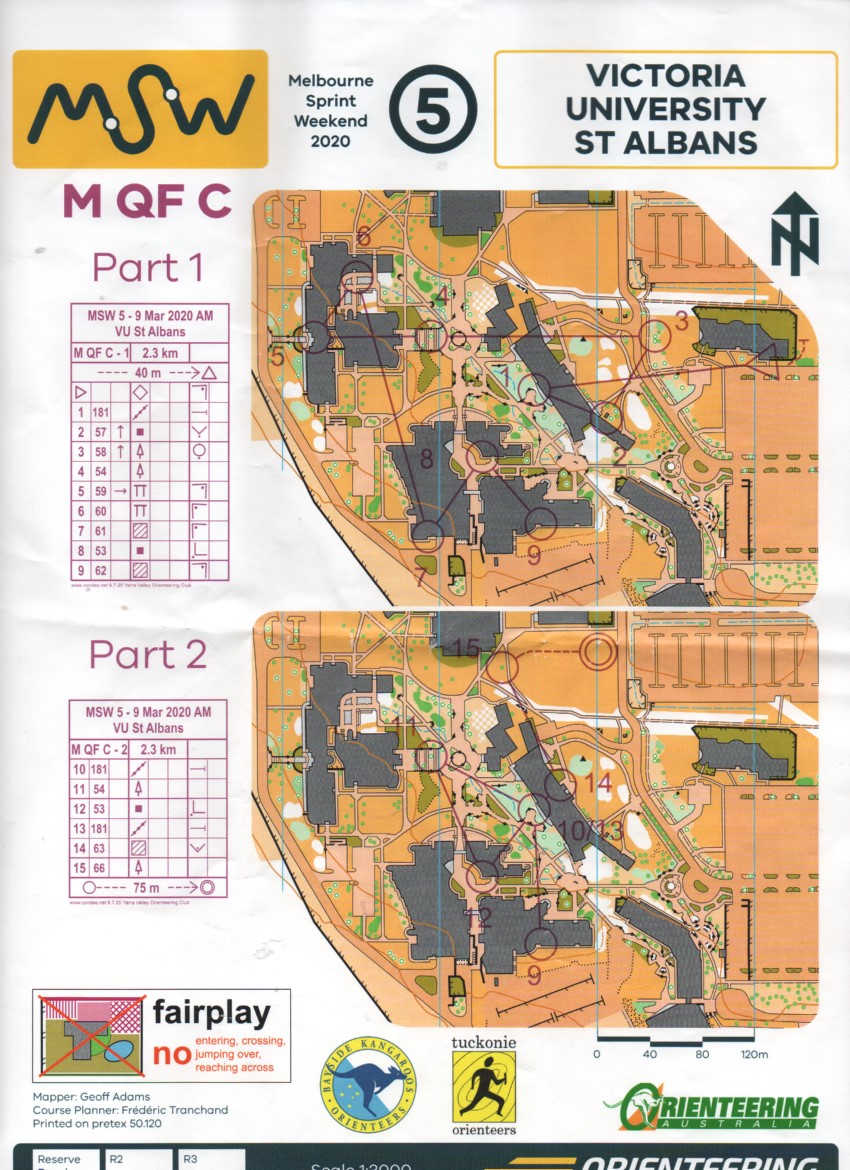 2020 Melbourne Sprint Weekend Knockout Sprint Quarter Final Map 1 (09.03.2020)