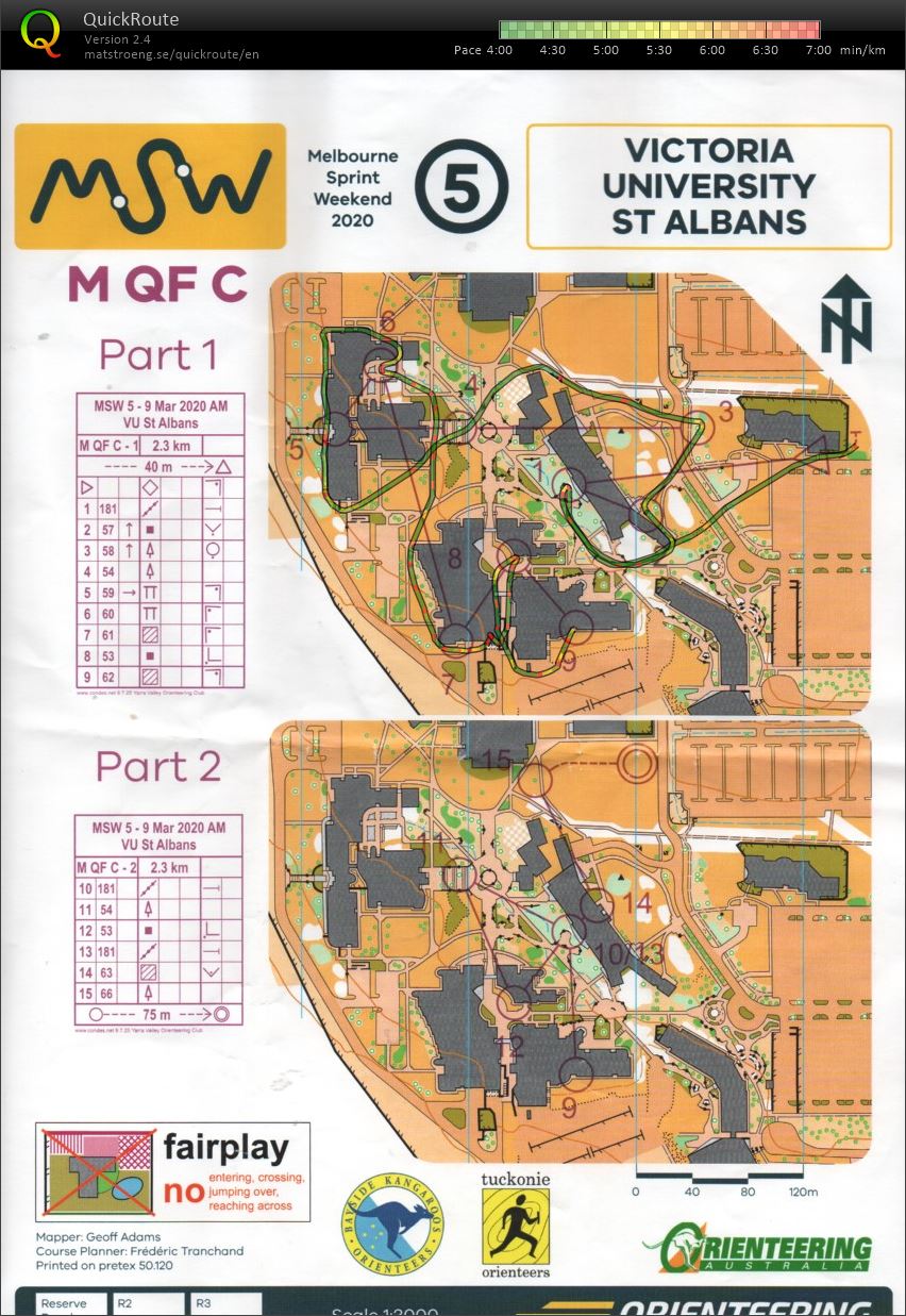 2020 Melbourne Sprint Weekend Knockout Sprint Quarter Final Map 1 (09.03.2020)