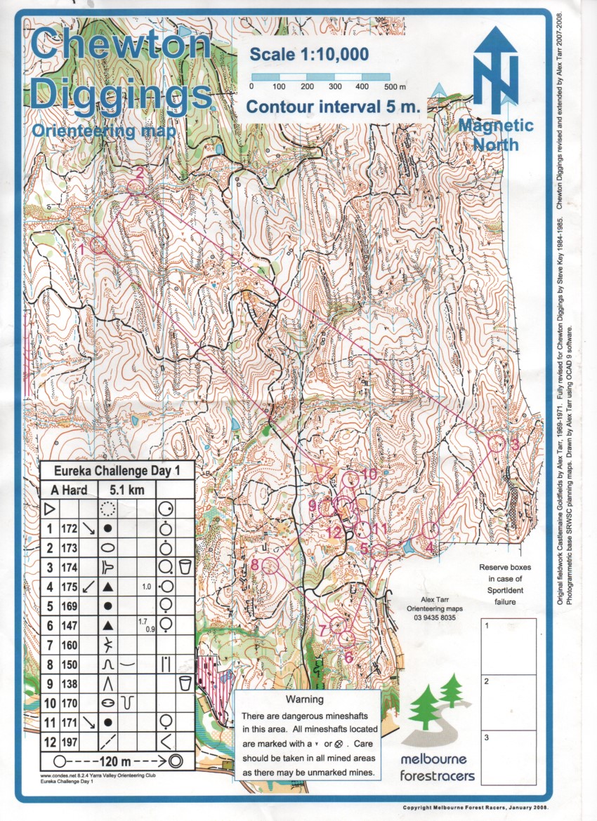 2010 Eureka Challenge re-run map 3 (16-05-2020)