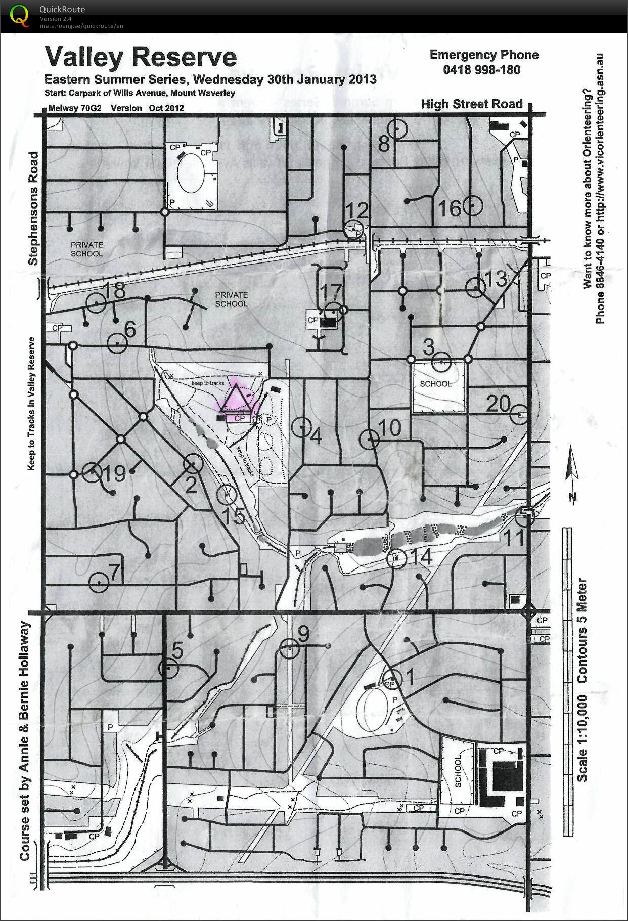 2012-13 Eastern Summer Series Event 15 (30-01-2013)