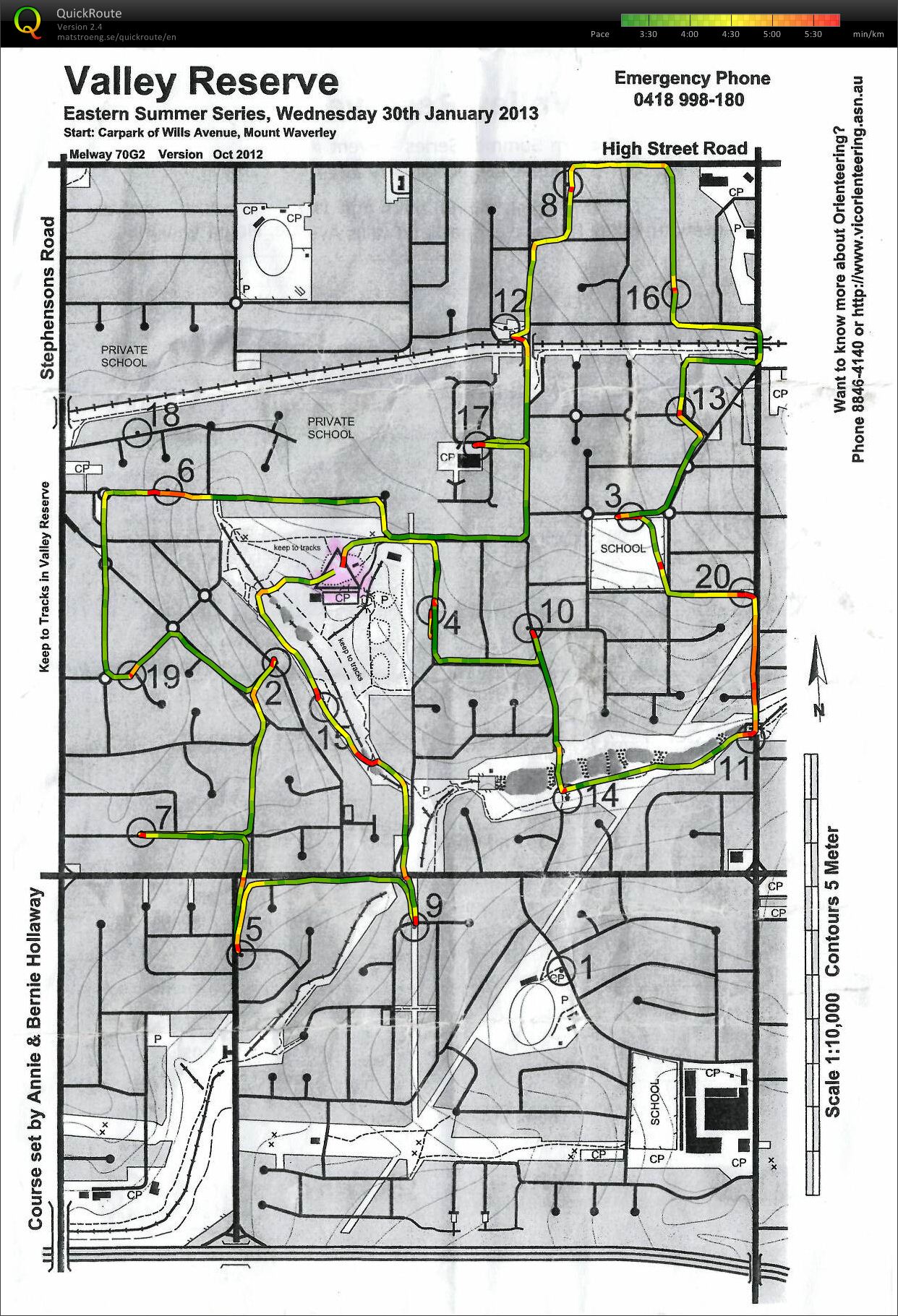 2012-13 Eastern Summer Series Event 15 (30-01-2013)