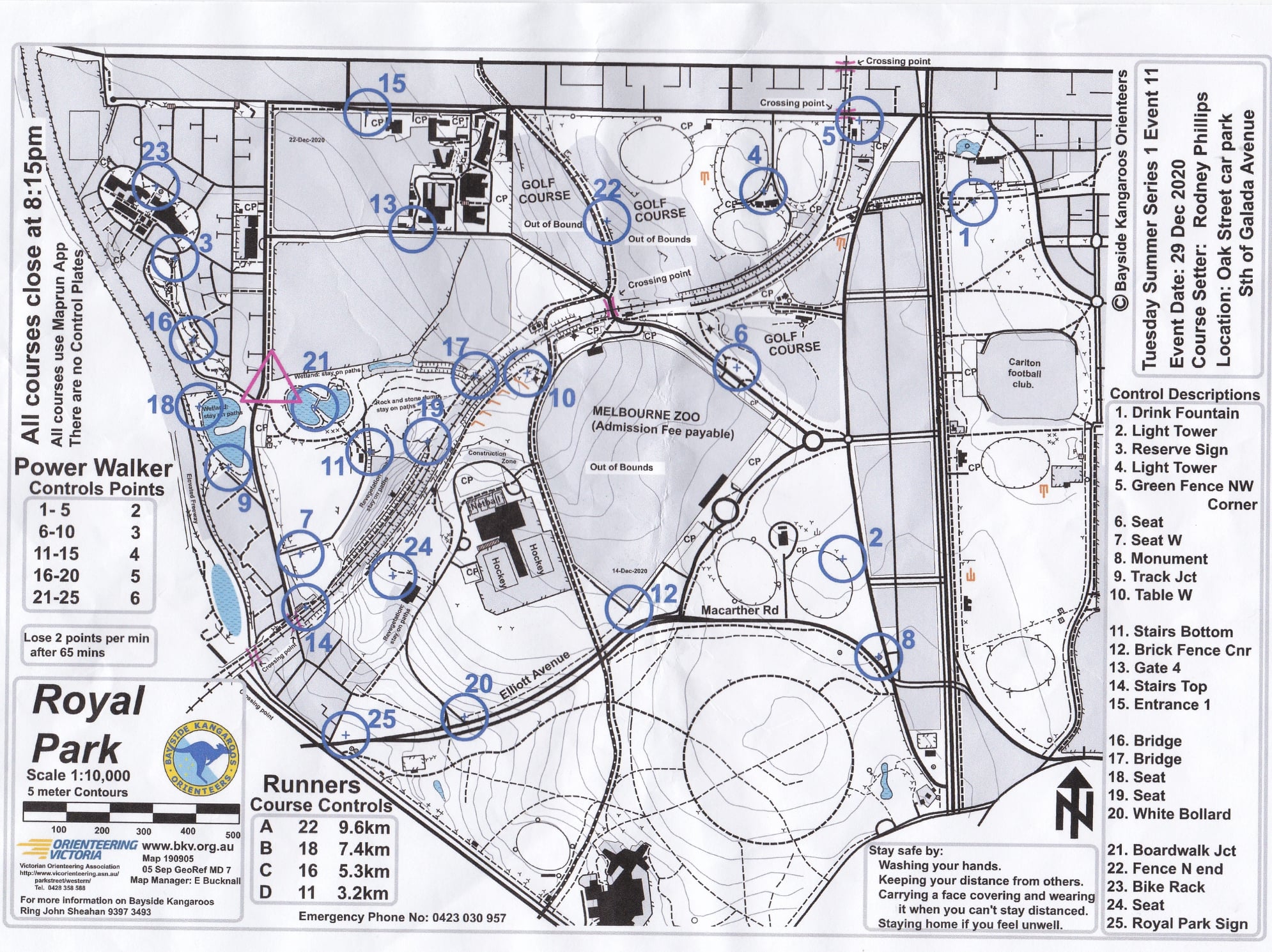 2020/21 Tuesday Summer Series Event 11 (29/12/2020)