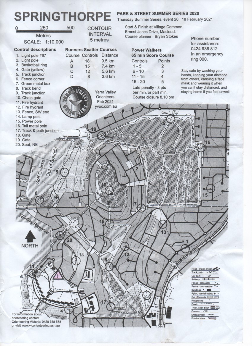 2020/21 Thursday Summer Series Event 20 (18/02/2021)