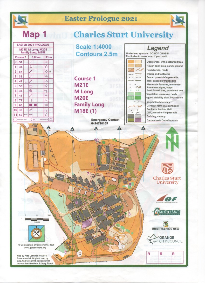 2021 Australian 3-Day Championships Prologue Map 1/2 (02/04/2021)