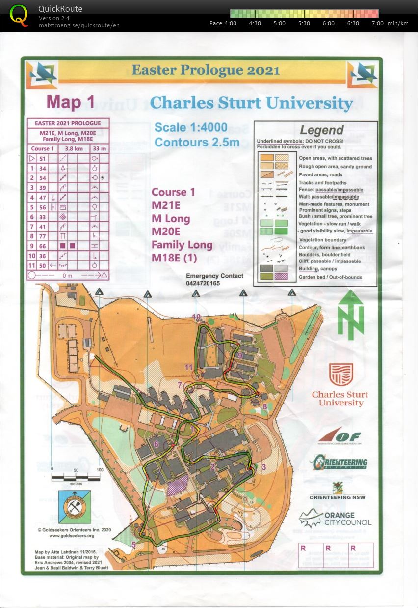 2021 Australian 3-Day Championships Prologue Map 1/2 (02/04/2021)