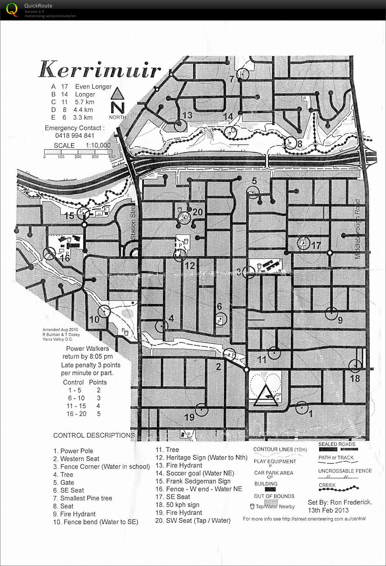 2012-13 Eastern Summer Series Event No. 17        (13.02.2013)