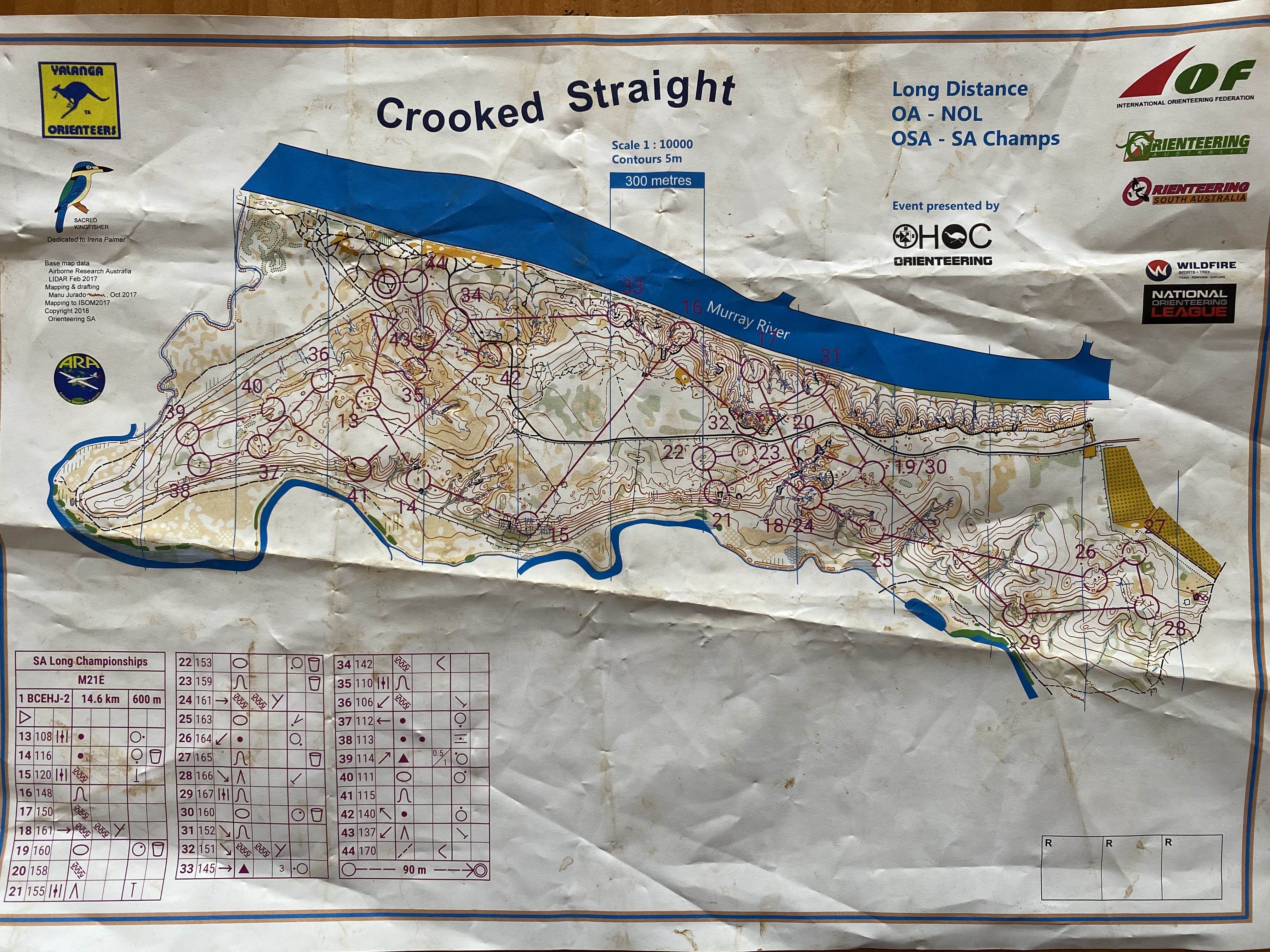 2021 South Australian Long Distance Championships Map 2 of 2 (25-04-2021)