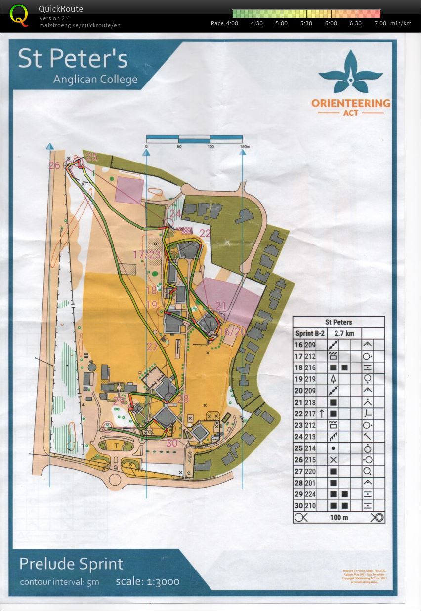Broulee Sprint Map 2 of 2 (15/05/2021)