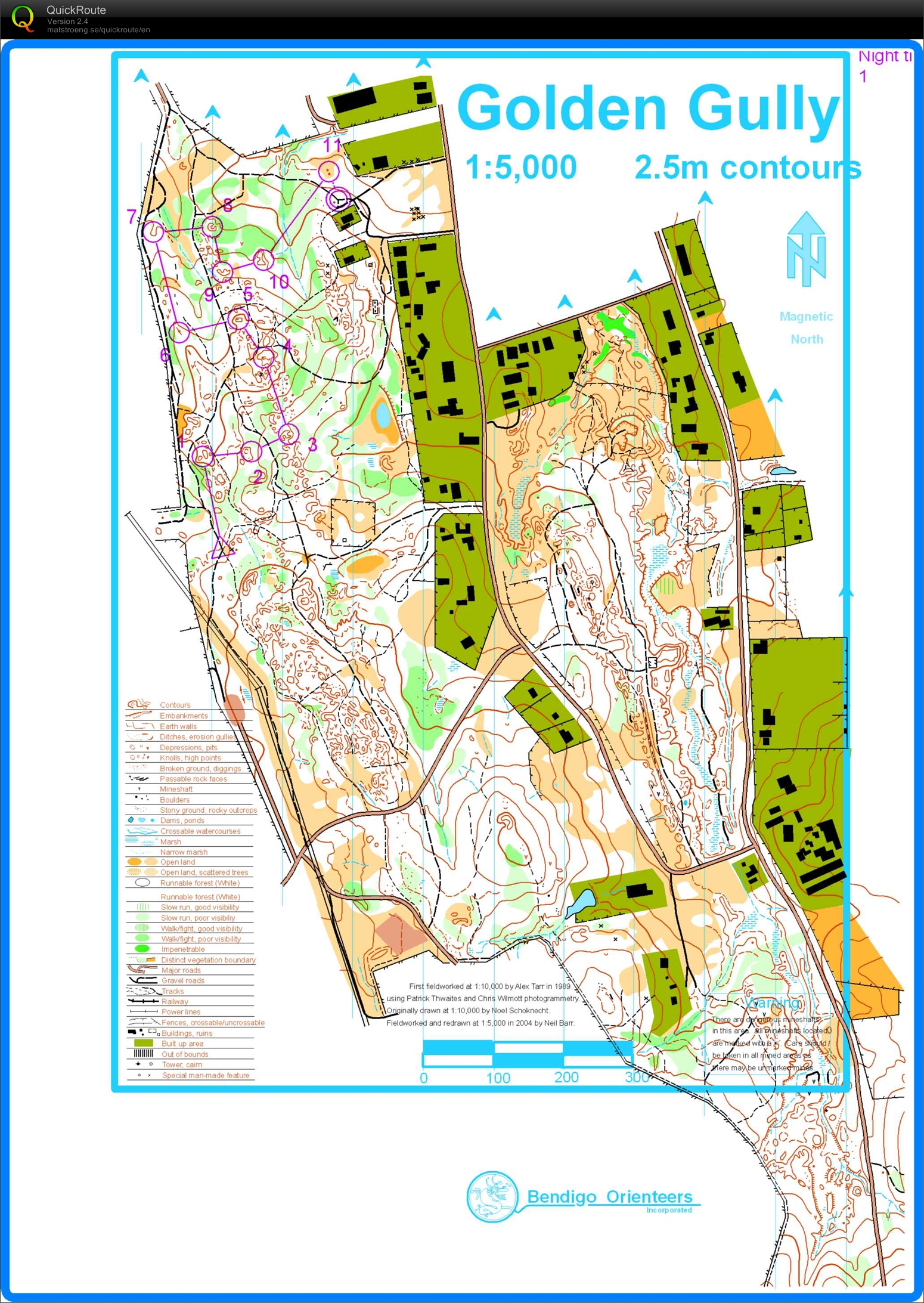 Golden Gully Night training  (15/02/2013)