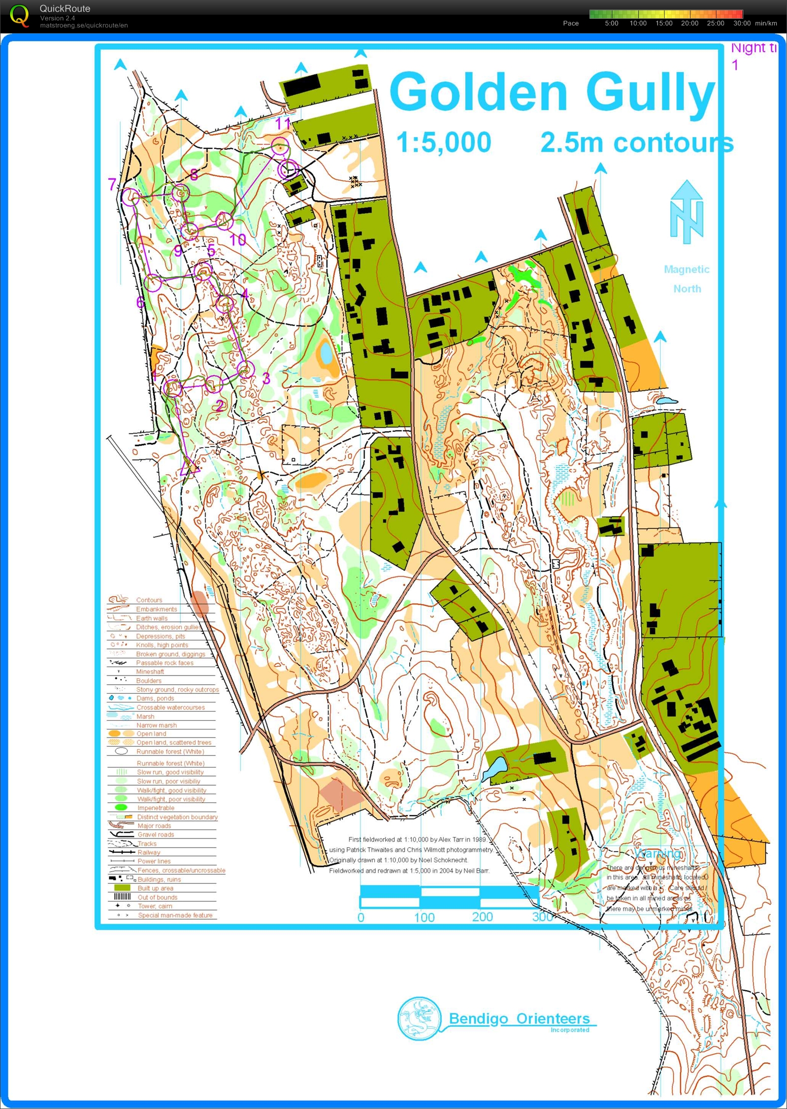 Golden Gully Night training  (15/02/2013)