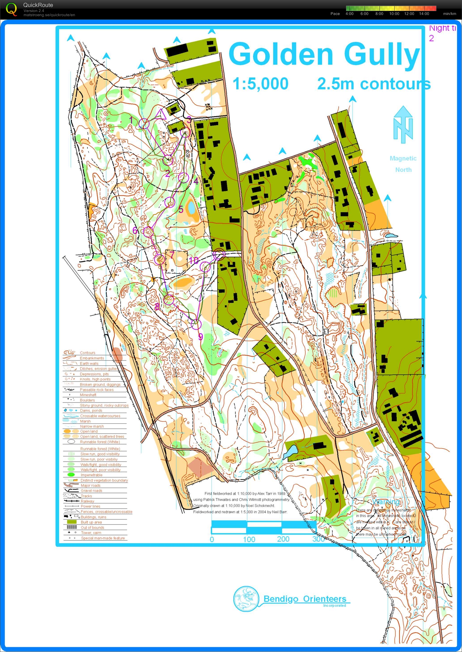 Golden Gully Night training (2013-02-15)