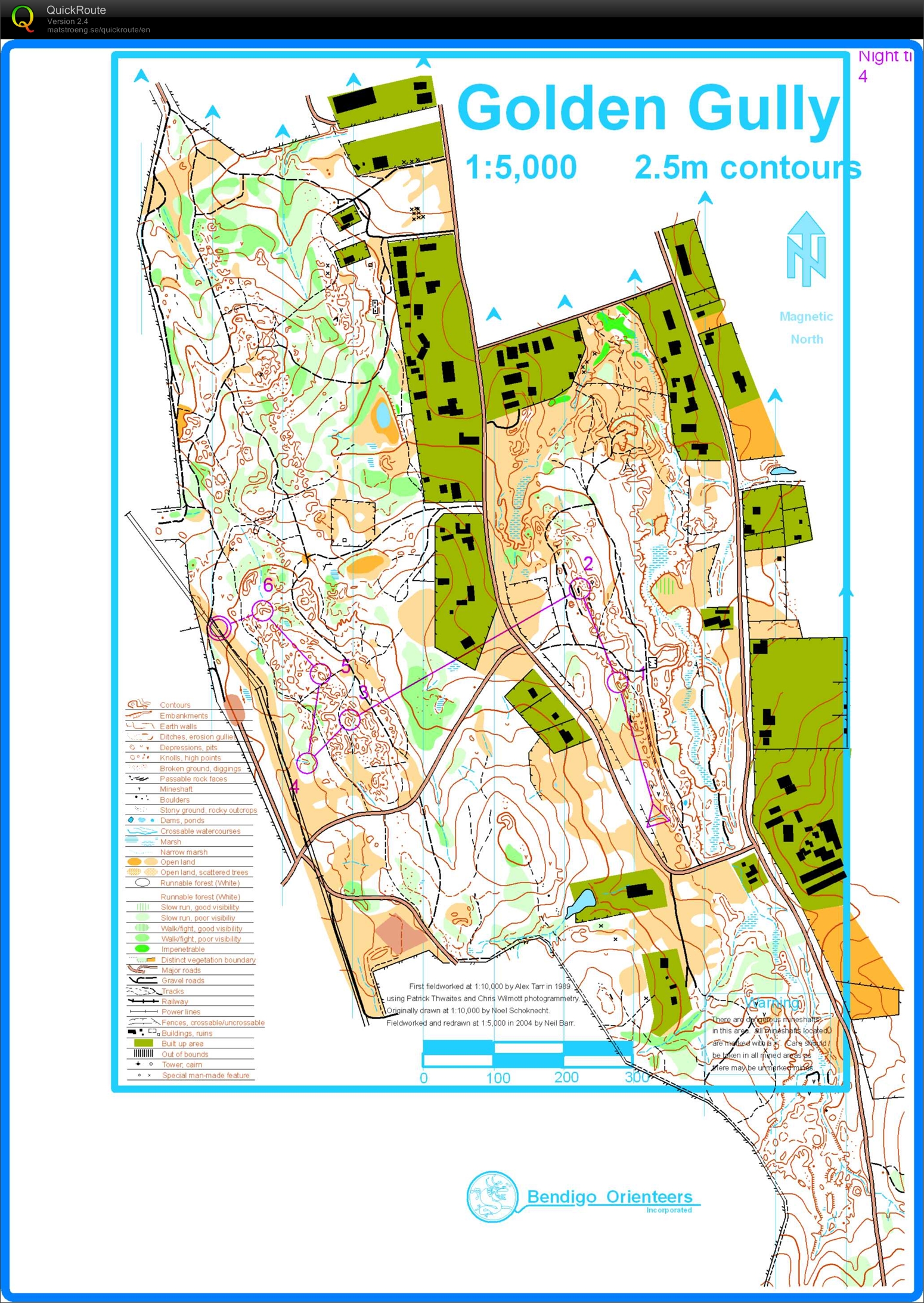 Golden Gully Night training (16/02/2013)