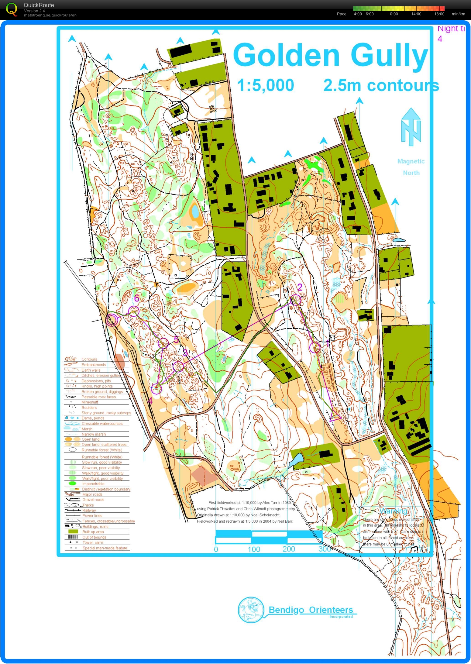 Golden Gully Night training (16/02/2013)