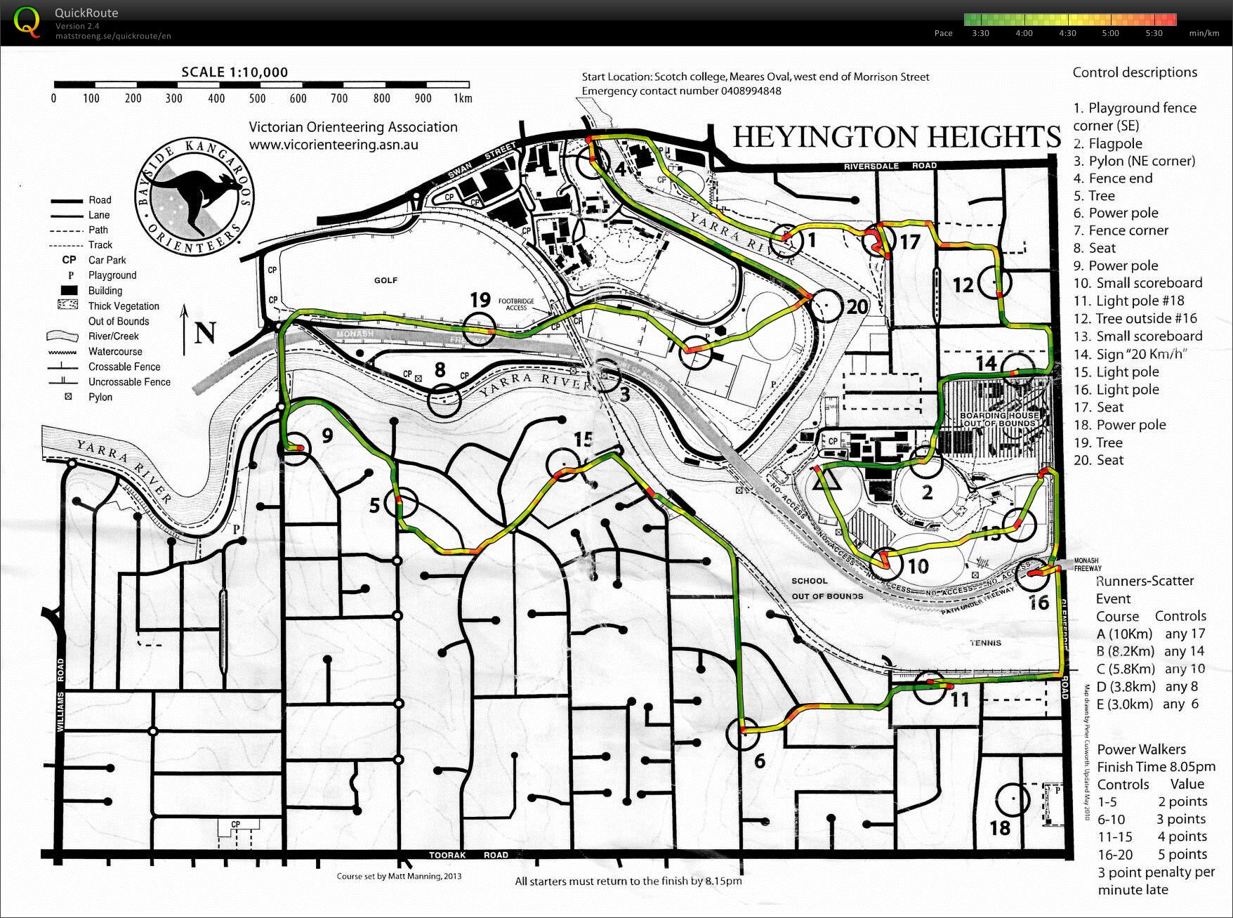 2012-13 Eastern Summer Series Event No. 18        (20.02.2013)