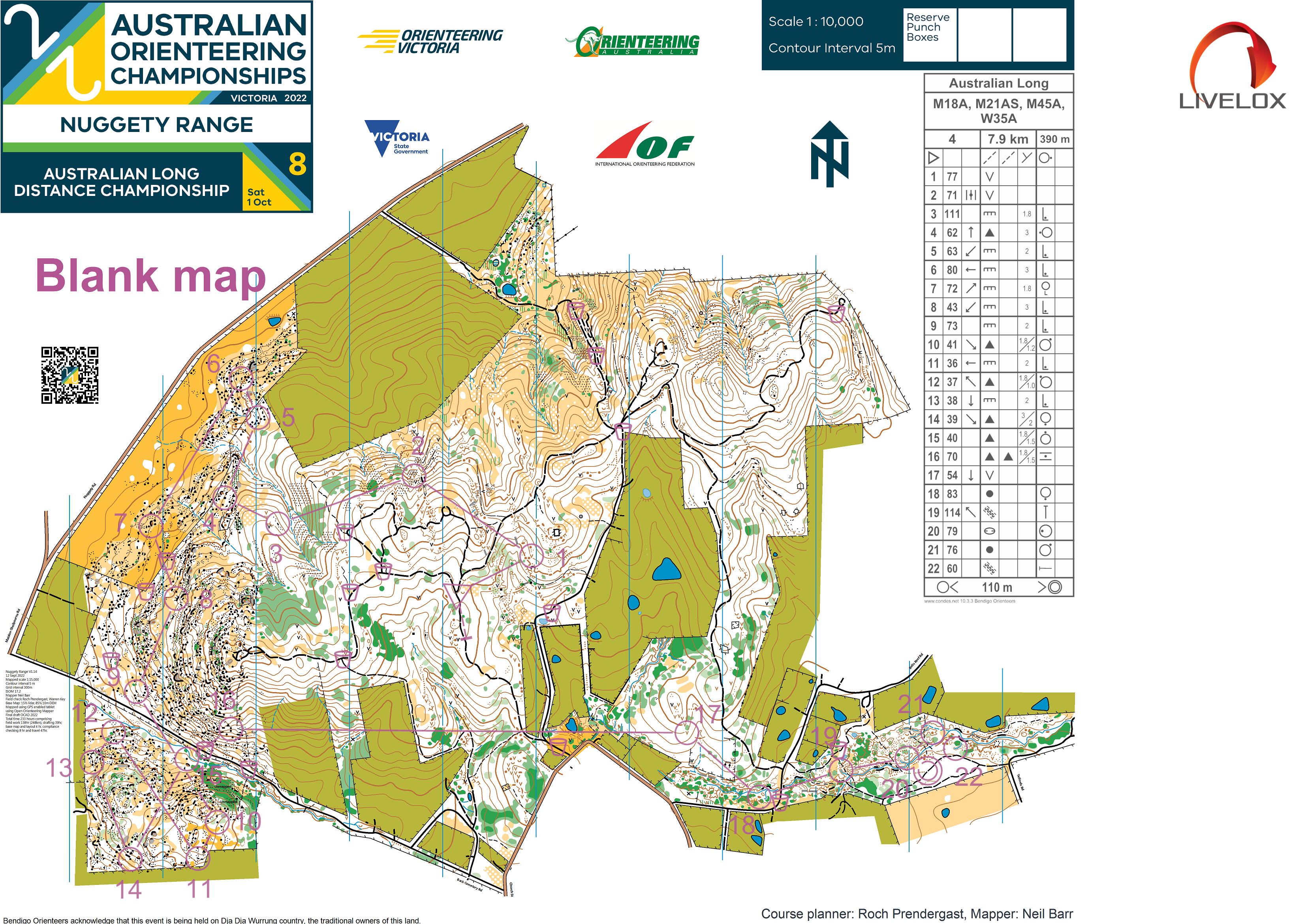 2022 Australian Championships Long Distance (01.10.2022)