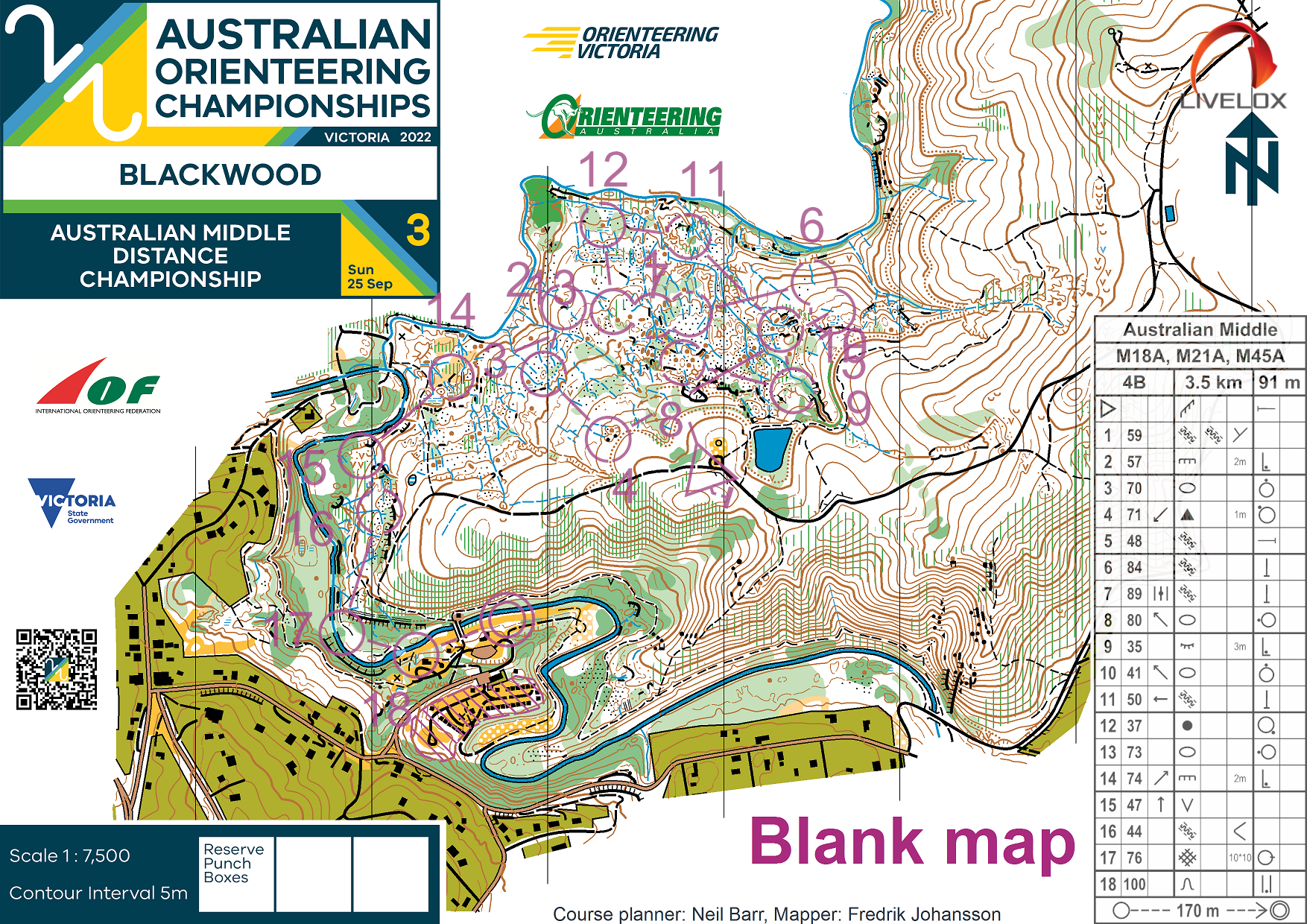 2022 Australian Championships Middle Distance (25-09-2022)
