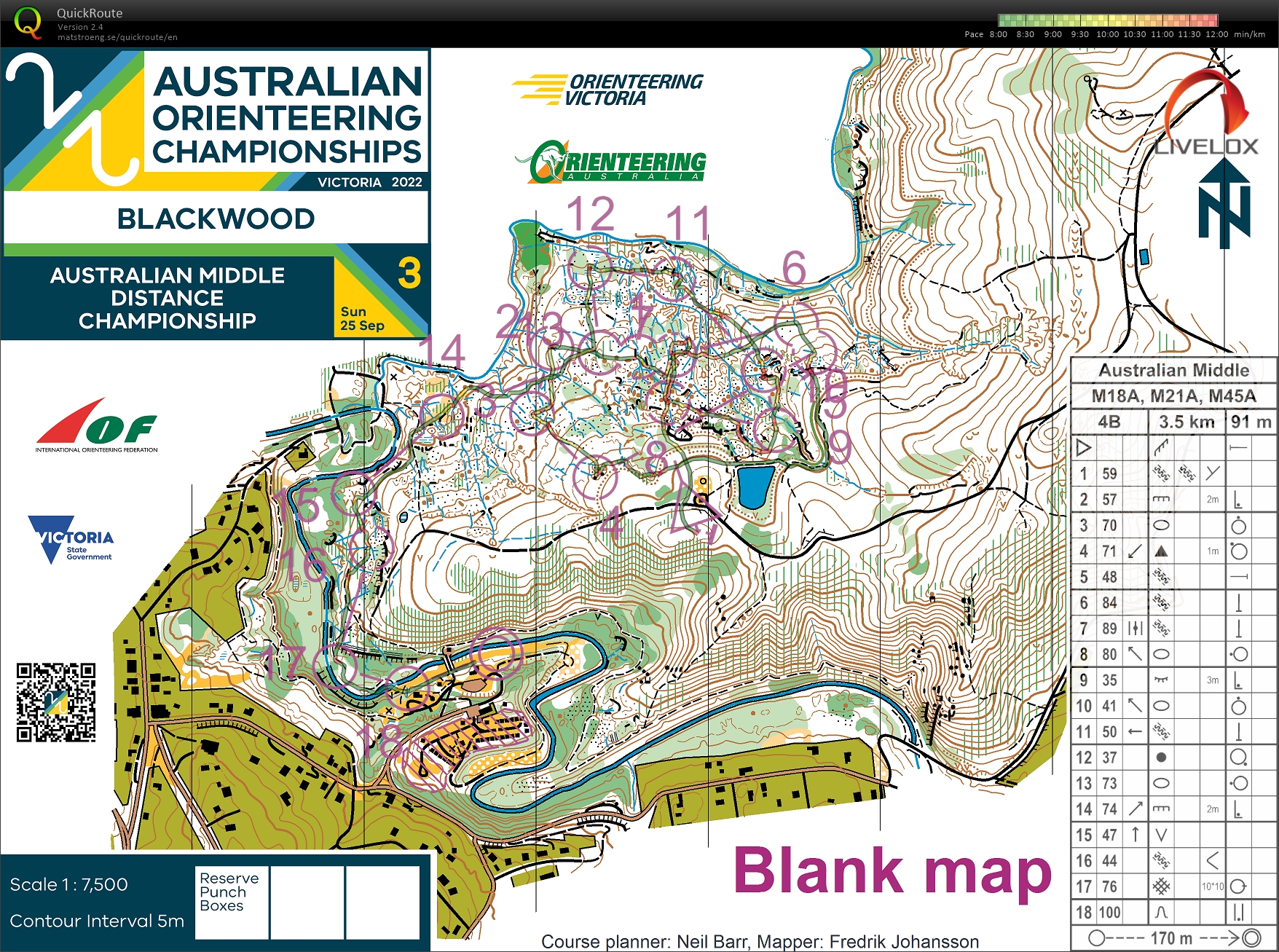 2022 Australian Championships Middle Distance (25-09-2022)