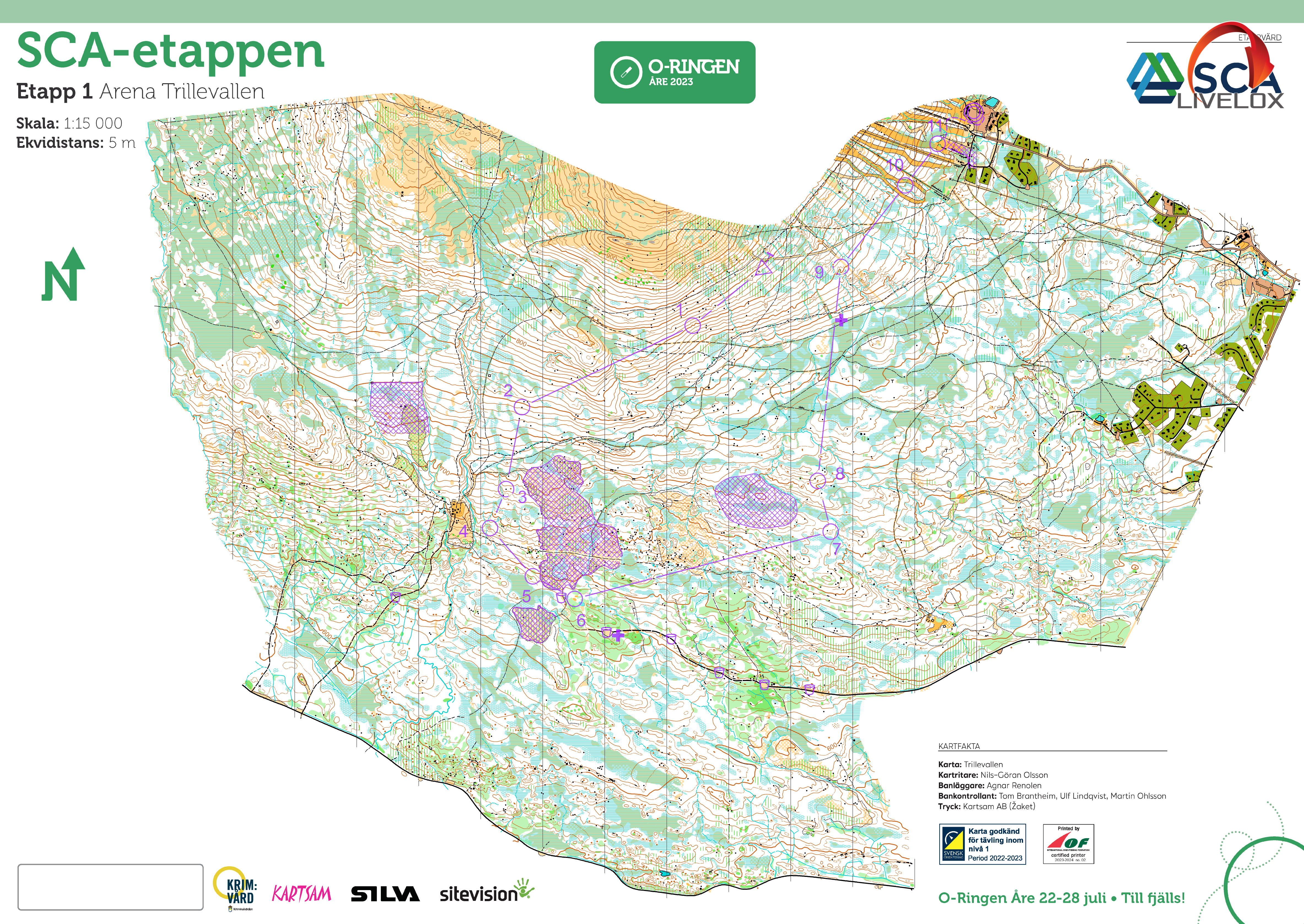 O-Ringen Åre, etapp 1, lång, H45 (23-07-2023)