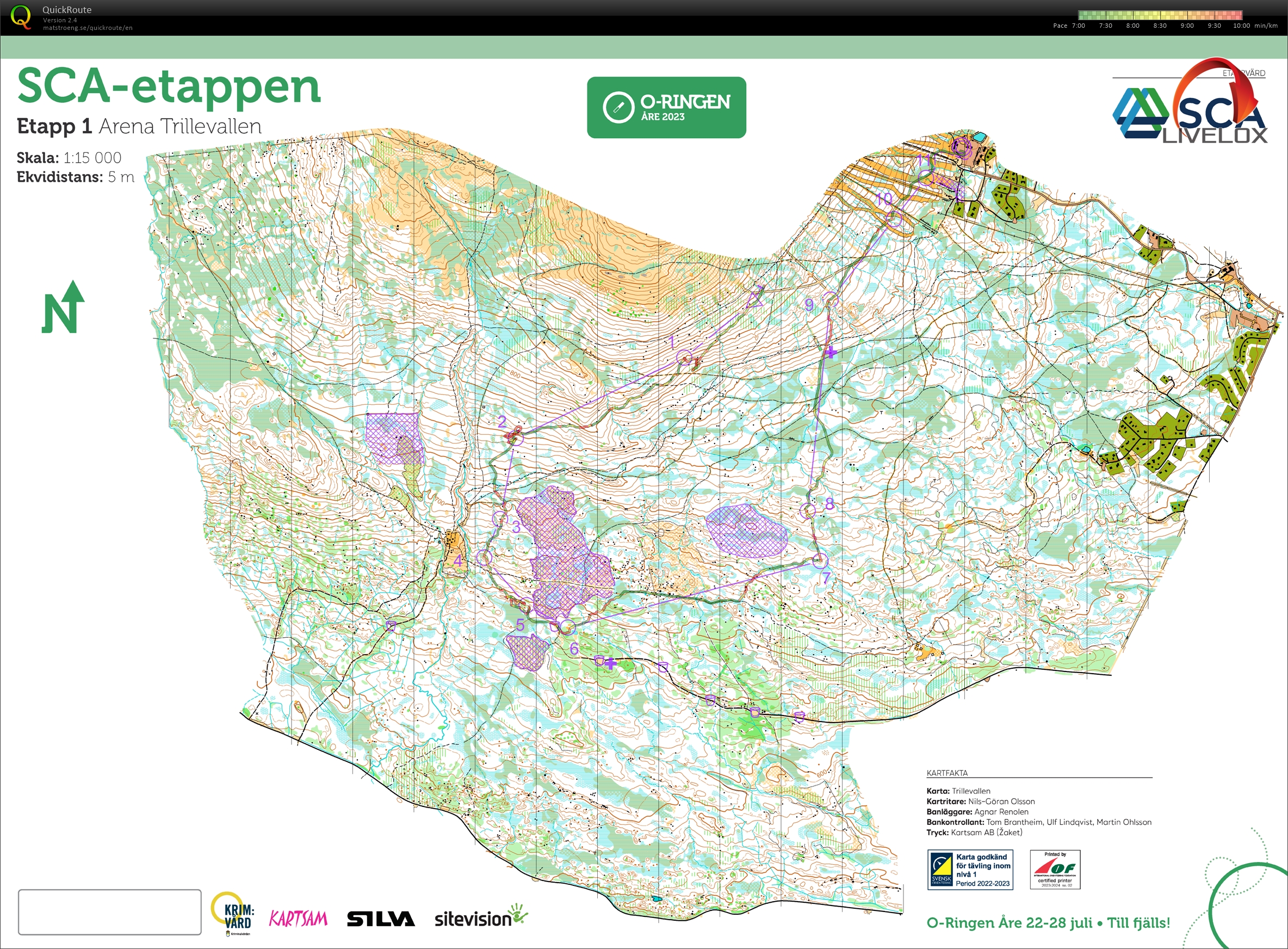 O-Ringen Åre, etapp 1, lång, H45 (23-07-2023)