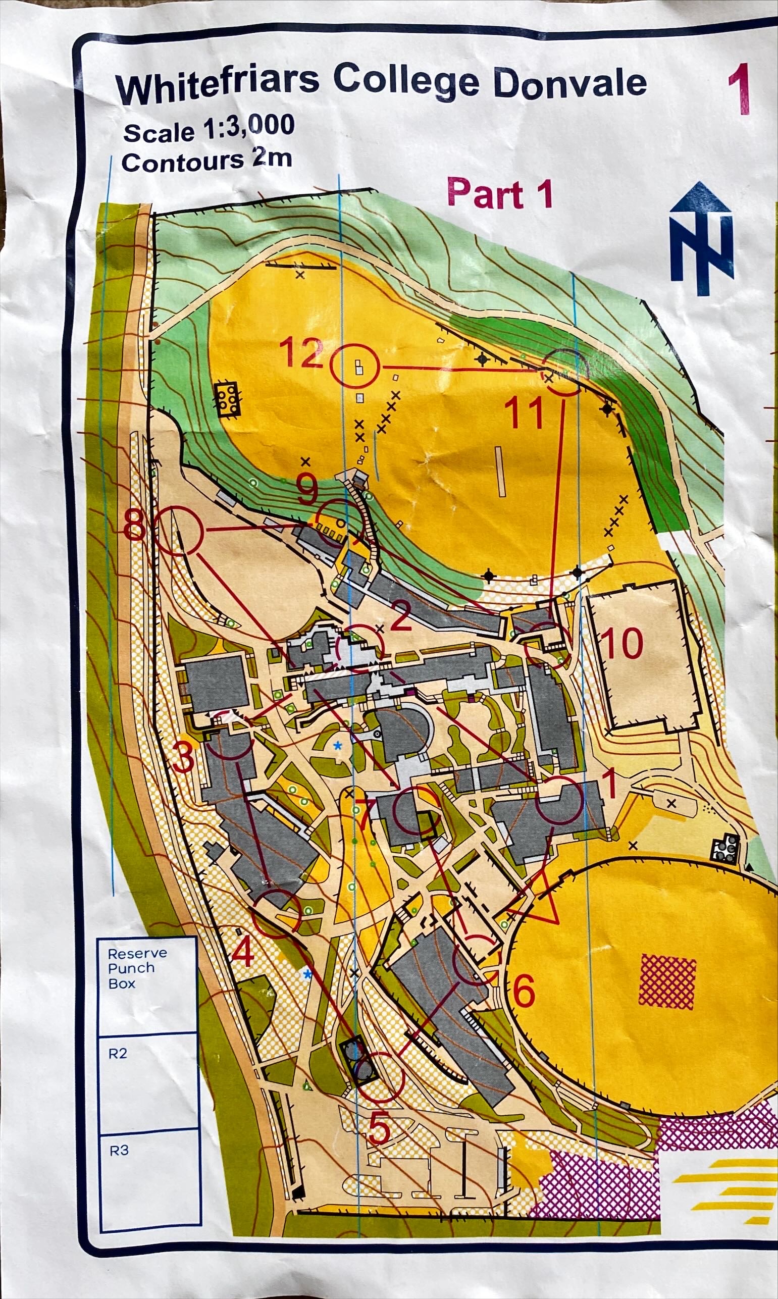 2023 Victorian Championships Sprint Map 1 of 2 (26.11.2023)