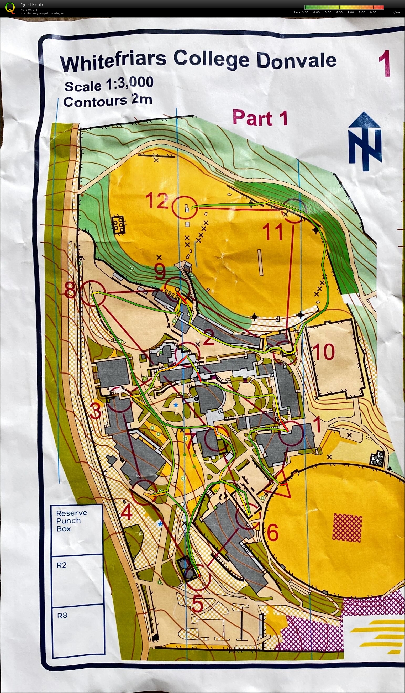 2023 Victorian Championships Sprint Map 1 of 2 (26.11.2023)