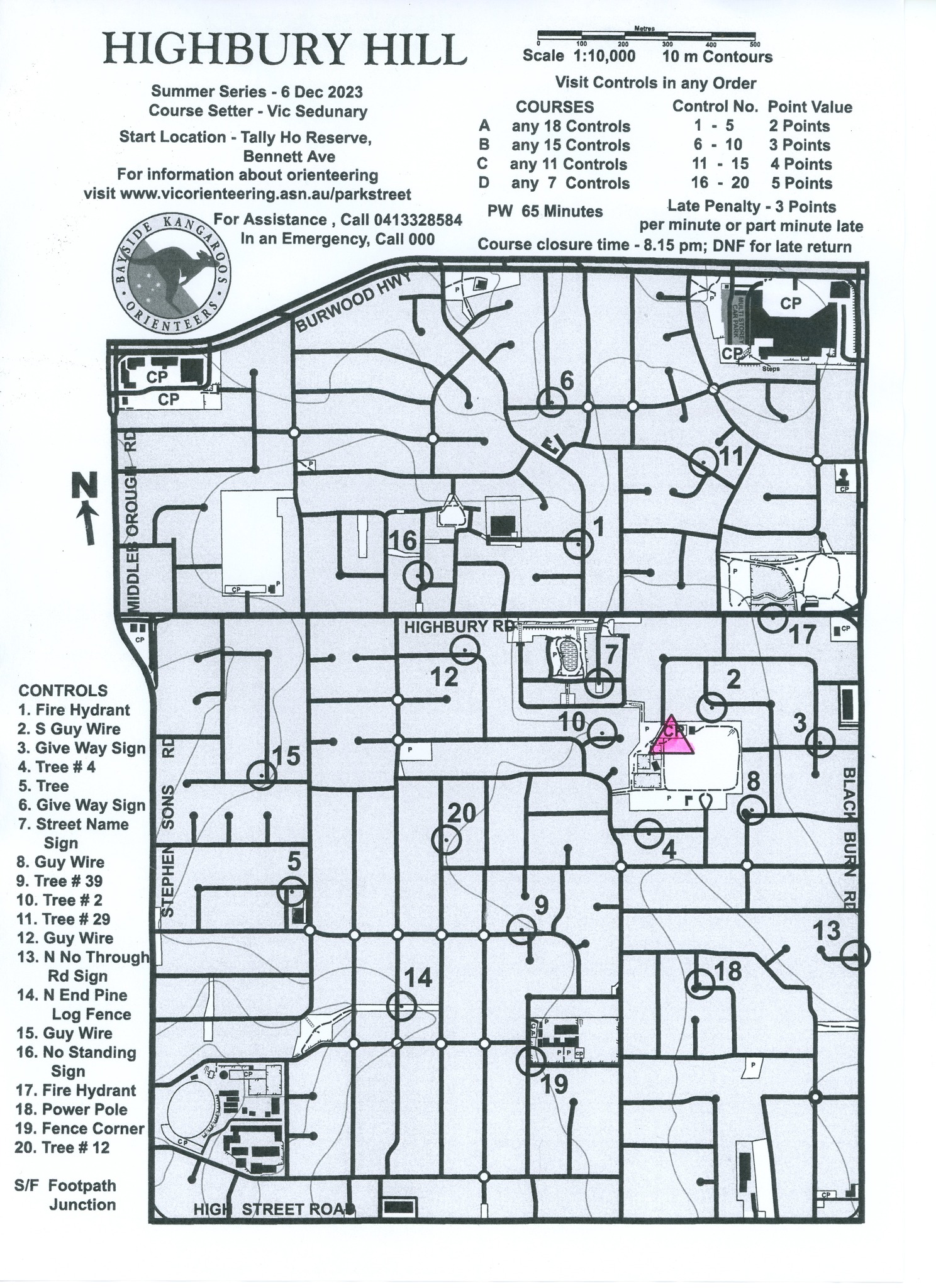 Melbourne Park Street Wednesday Summer Series Event 10 (06/12/2023)