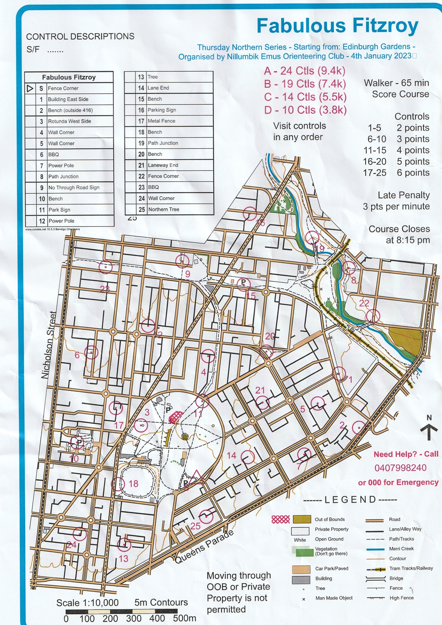 Melbourne Park Street Thursday Summer Series Event 14 (04-01-2024)