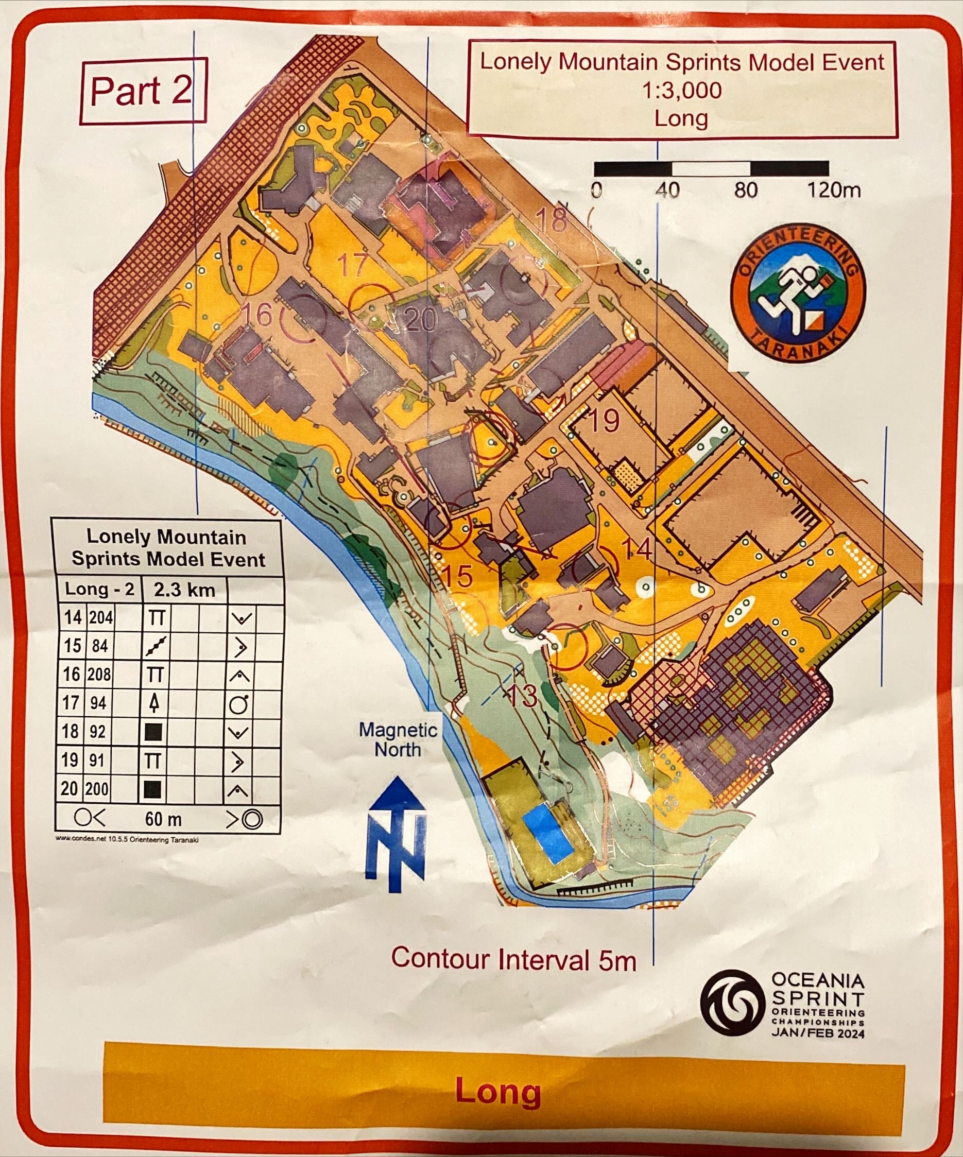 2024 Lonely Mountain Sprints model map 1 of 2 (26-01-2024)