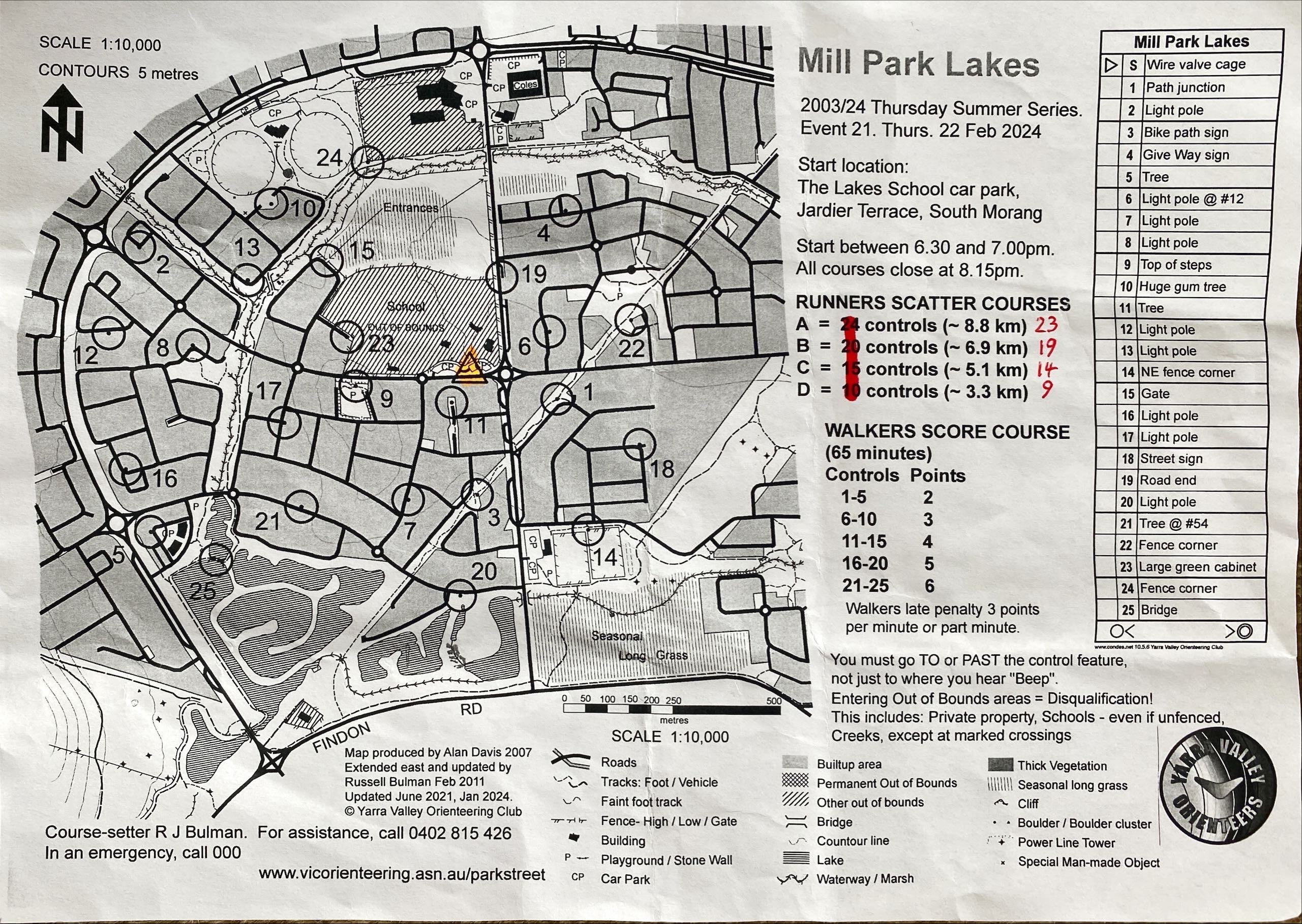 Melbourne Park Street Thursday Summer Series Event 21 (22.02.2024)