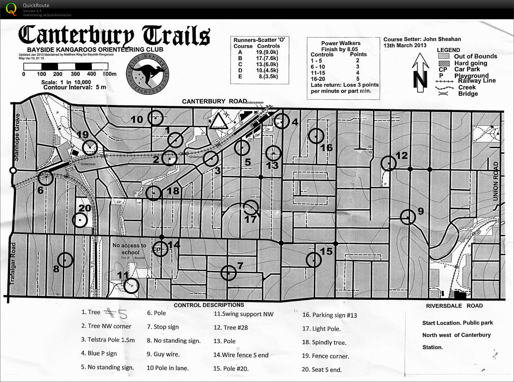 2012-13 Eastern Summer Series Event No. 21        (13-03-2013)