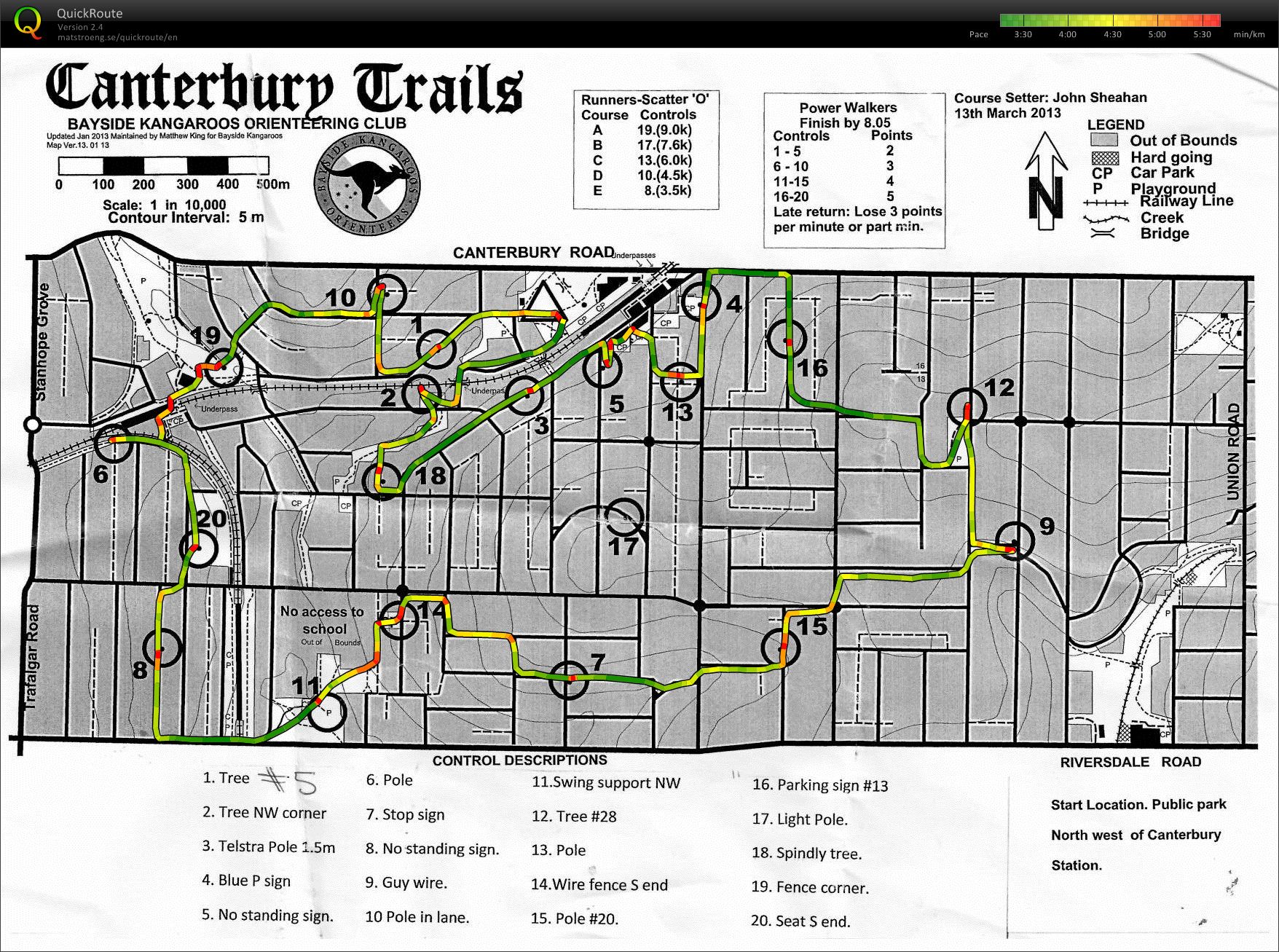 2012-13 Eastern Summer Series Event No. 21        (13-03-2013)