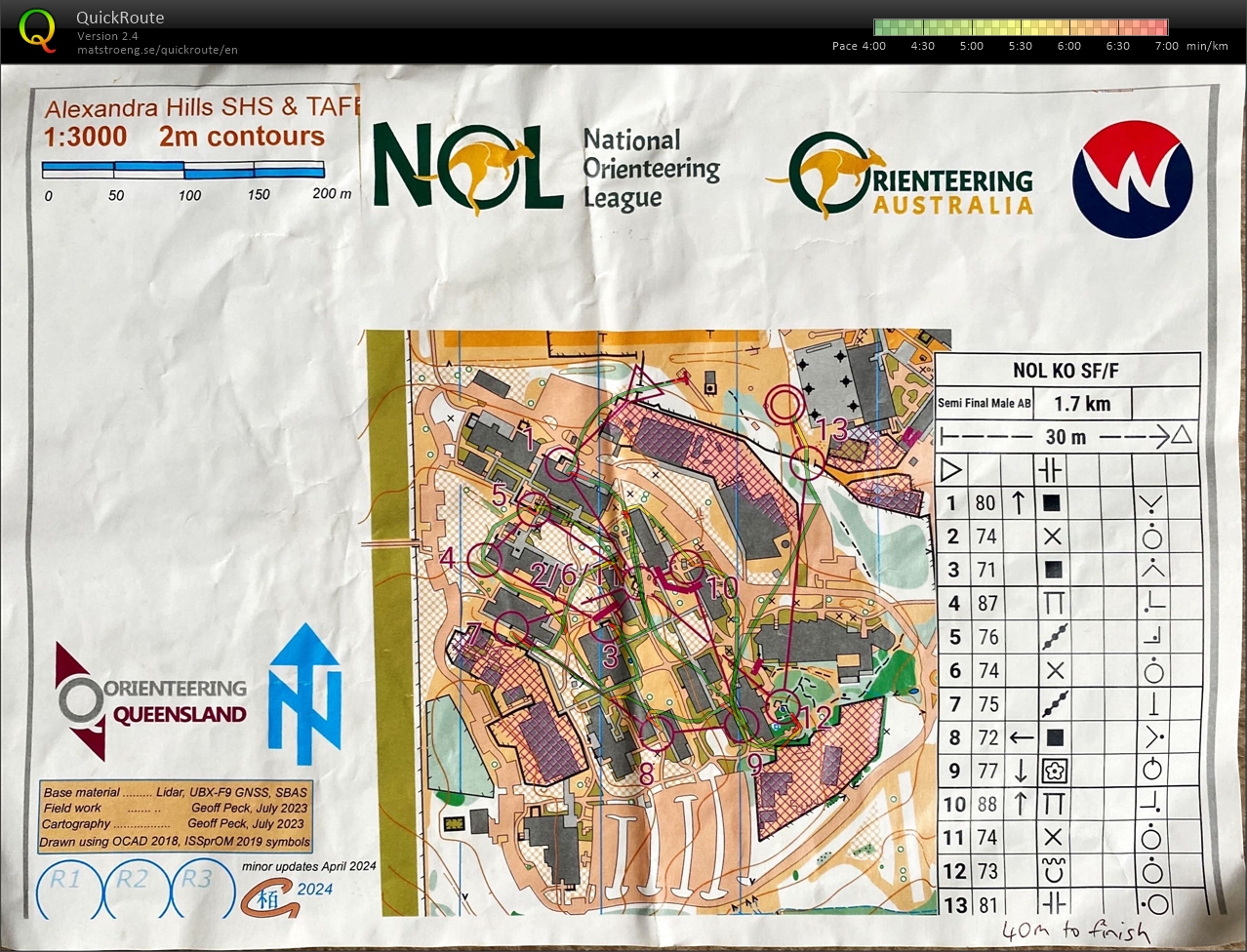 2024 NOL Knockout Sprint Semi Final consolation race (28-04-2024)