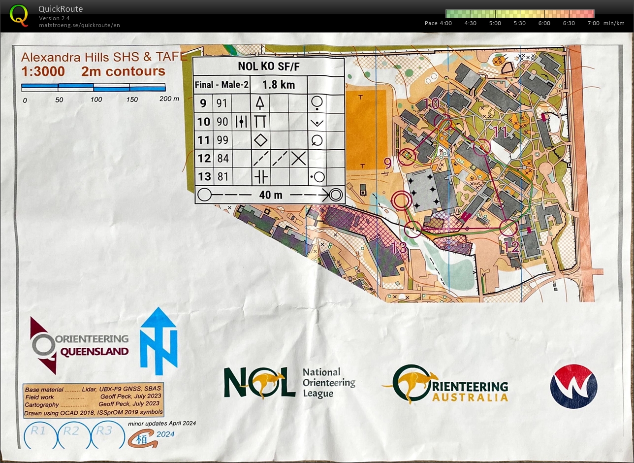 2024 NOL Knockout Sprint Final consolation race map 2 (2024-04-28)