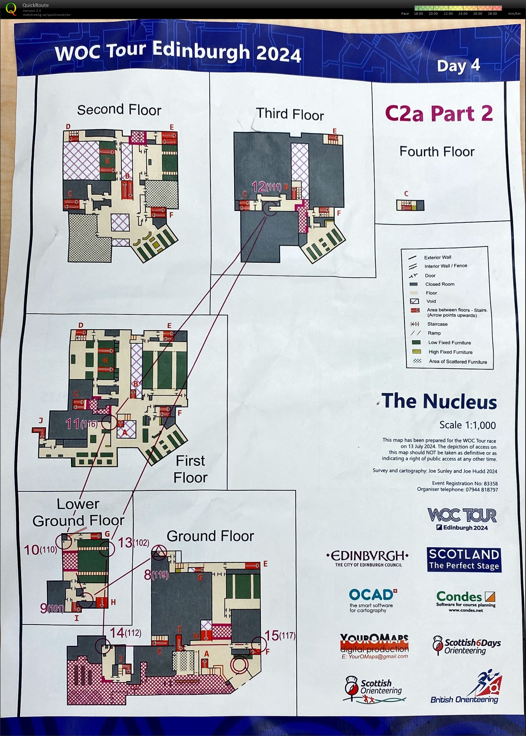 WOC Tour Indoor map 2 (2024-07-13)