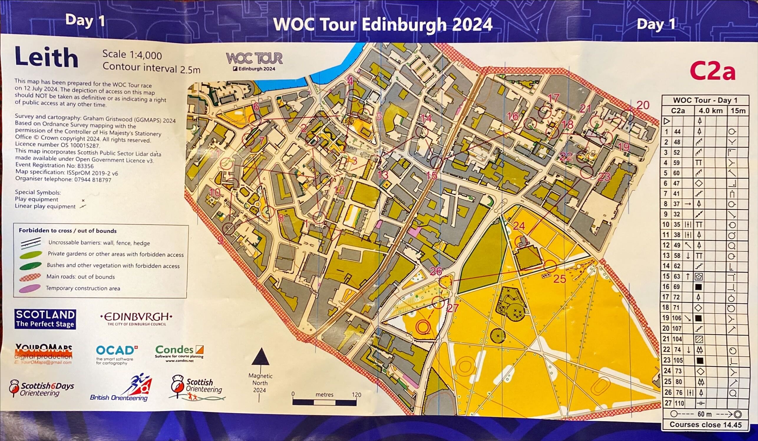 WOC Tour Day 1 (12-07-2024)