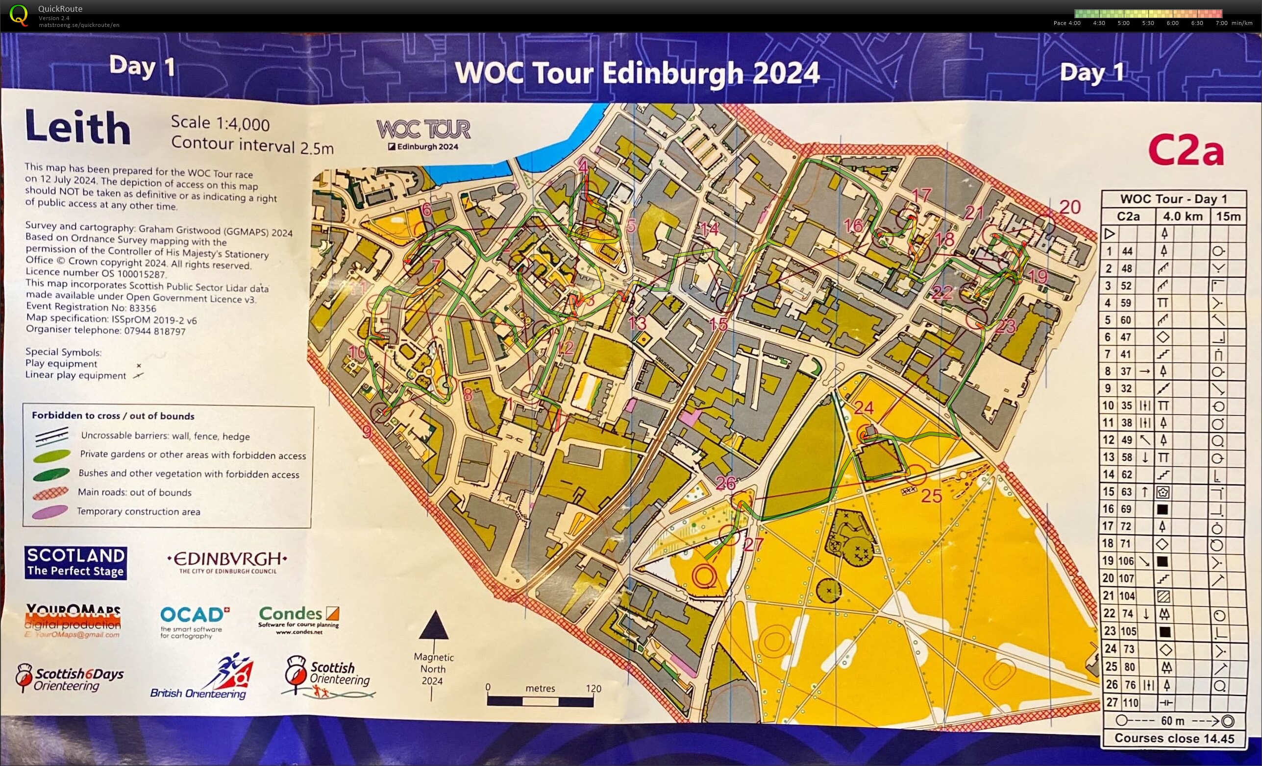 WOC Tour Day 1 (12-07-2024)