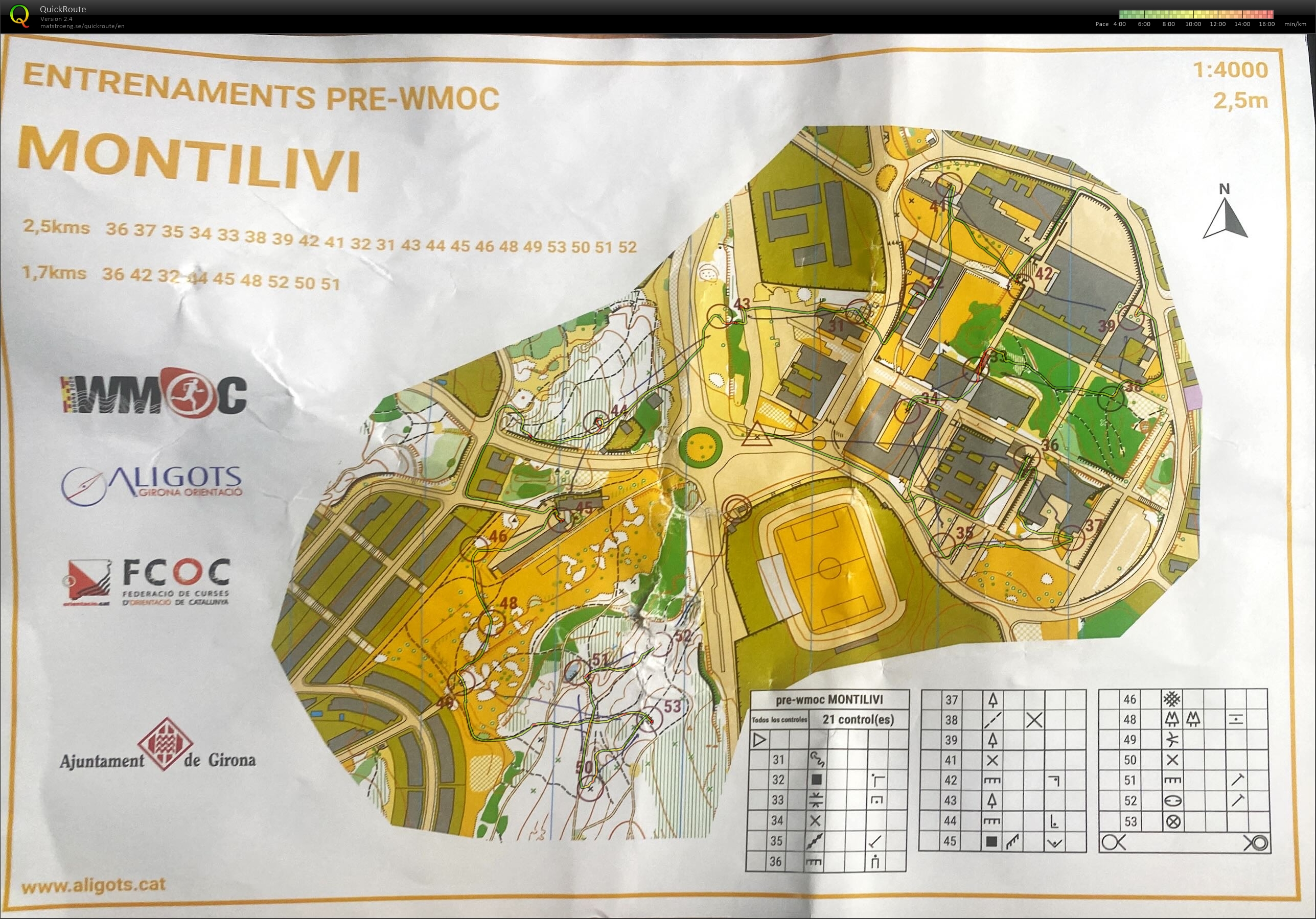 Montilivi training map (06.08.2025)