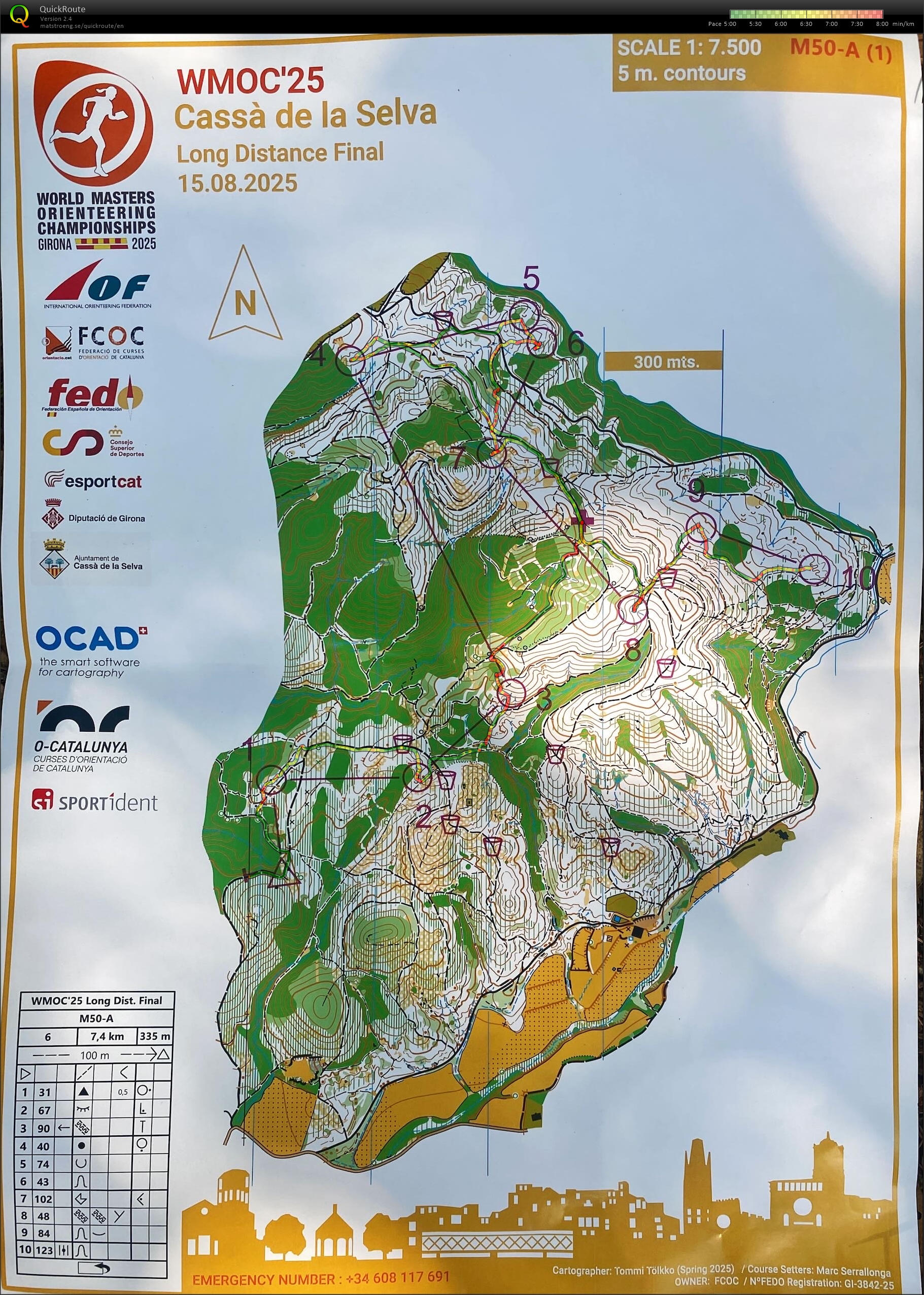 WMOC Long Final part 1 of 2 (15/08/2025)