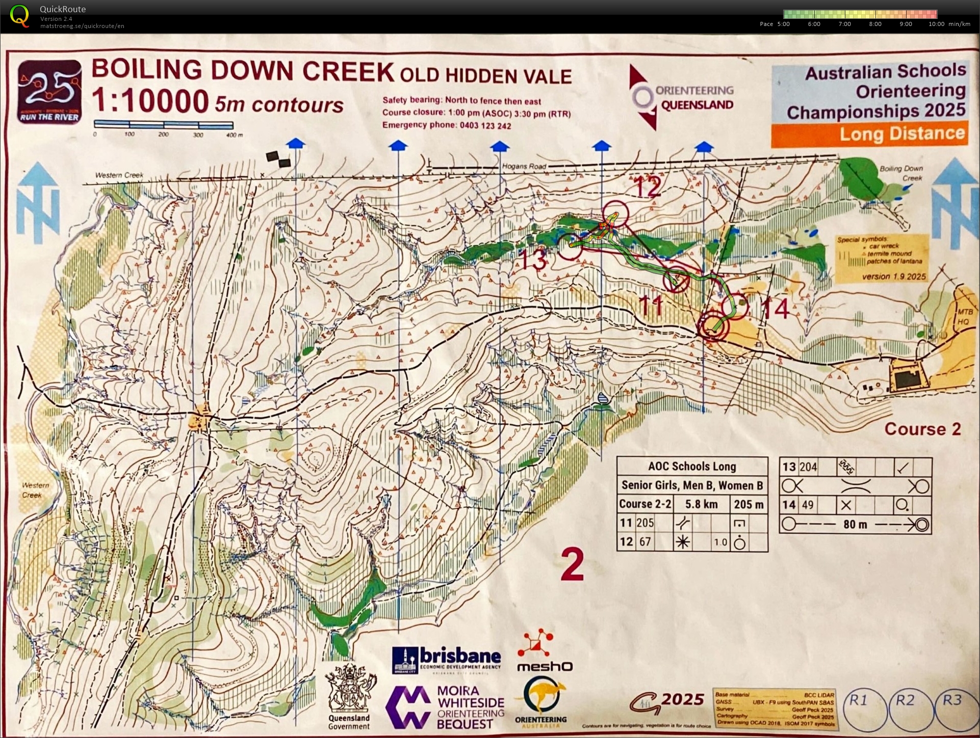 2025 Run The River Stage 2 map 2 of 2 (01.10.2025)