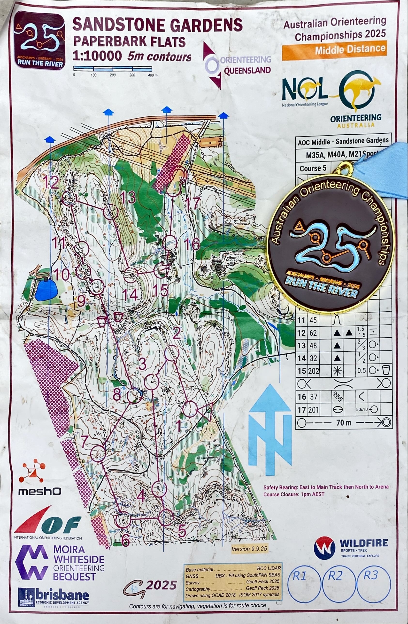 2025 Australian Championships Middle Distance (05.10.2025)