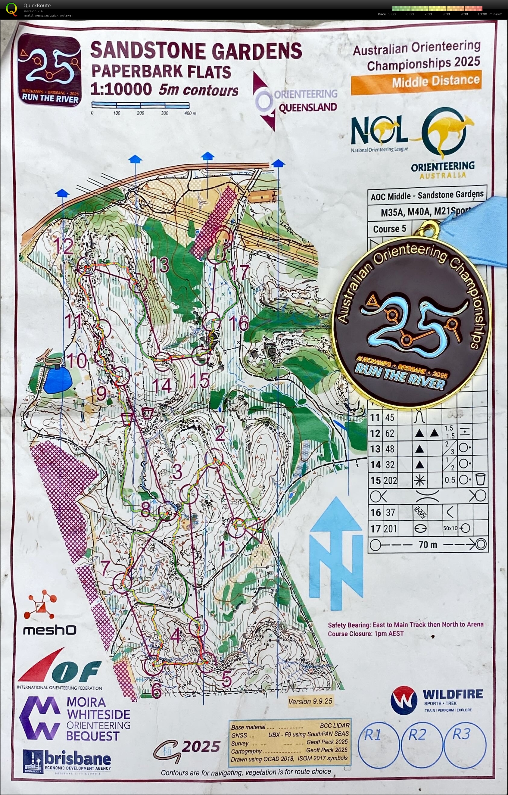 2025 Australian Championships Middle Distance (05.10.2025)