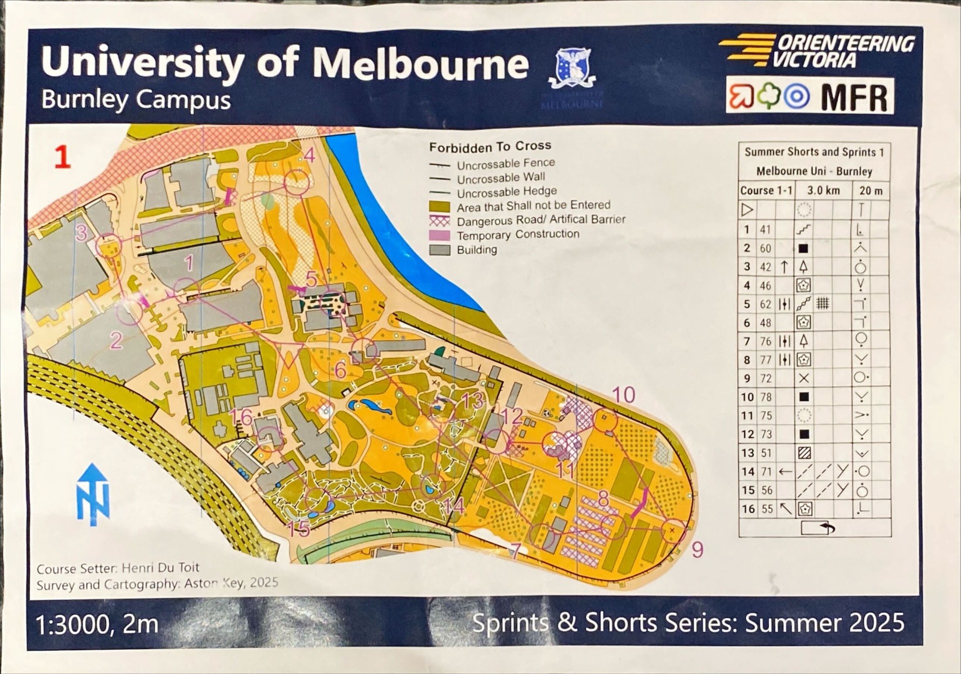 2025 Summer Sprints Race 1 map 1 of 2 (19.10.2025)