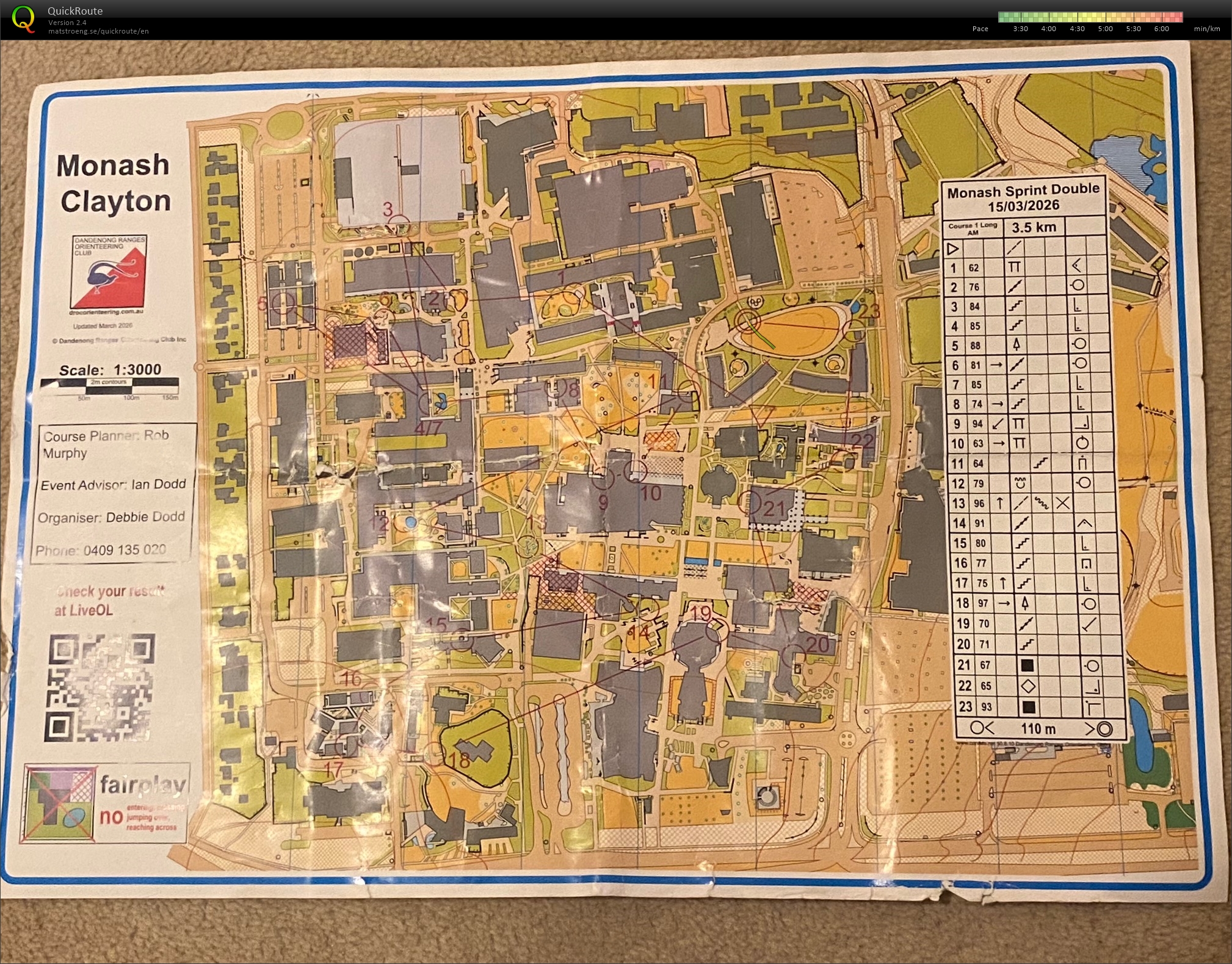 2026 Monash March Madness Sprint Double - Morning (15.03.2026)